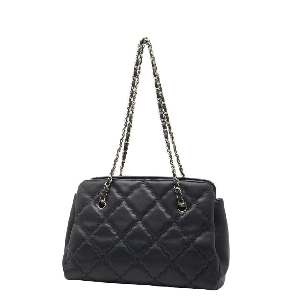 Chanel Black Leather Tote Bag (Pre-Owned)