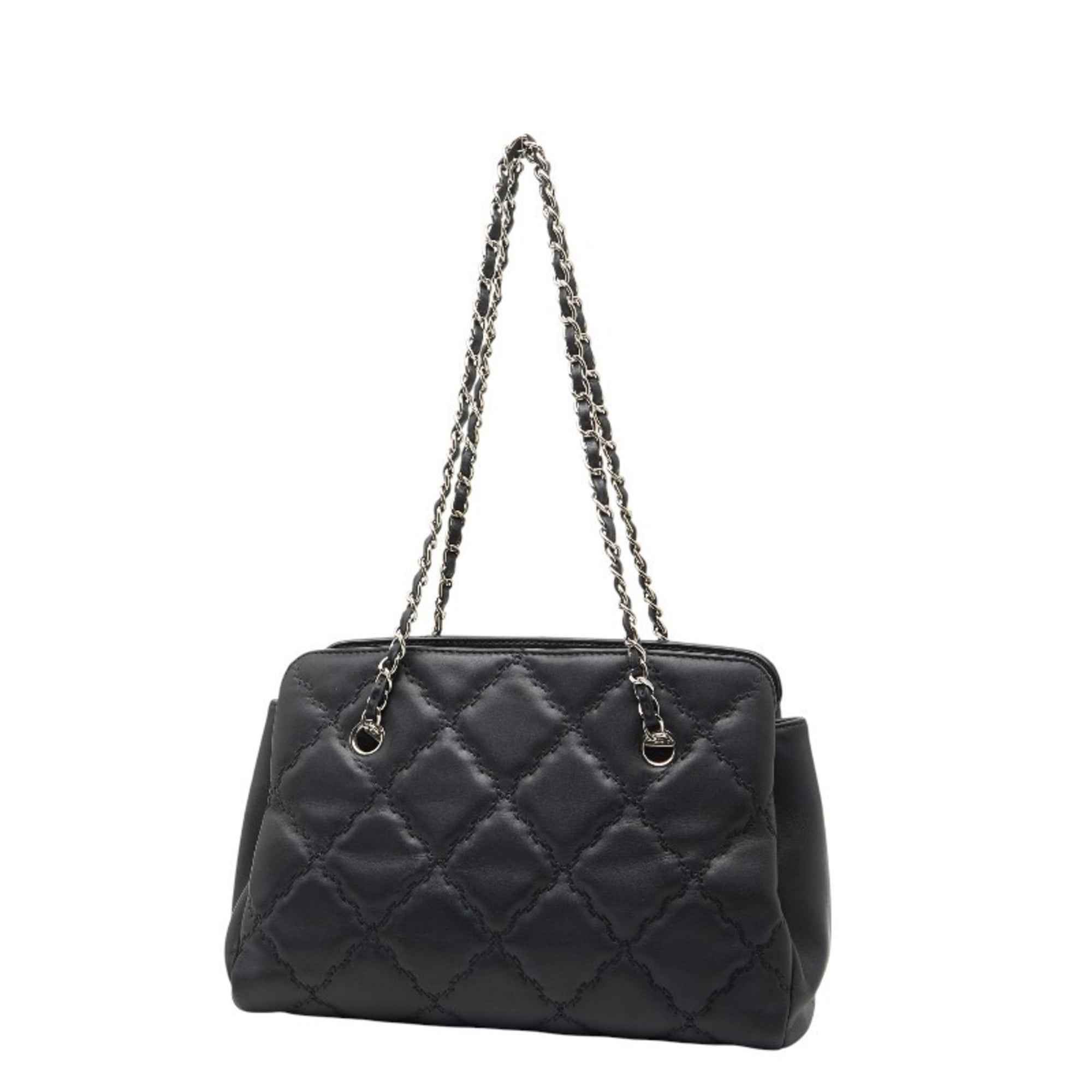 Chanel Black Leather Tote Bag (Pre-Owned)