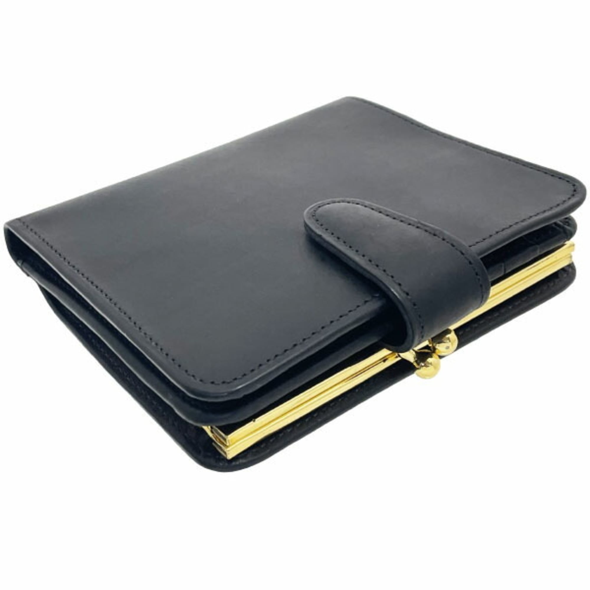 Coach Black Leather Wallet (Bi-Fold) (Pre-Owned)