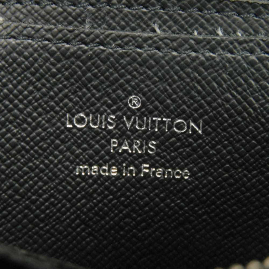 Louis Vuitton Black Noir Monogram Eclipse Canvas Leather Coin Purse/Coin Case (Pre-Owned)
