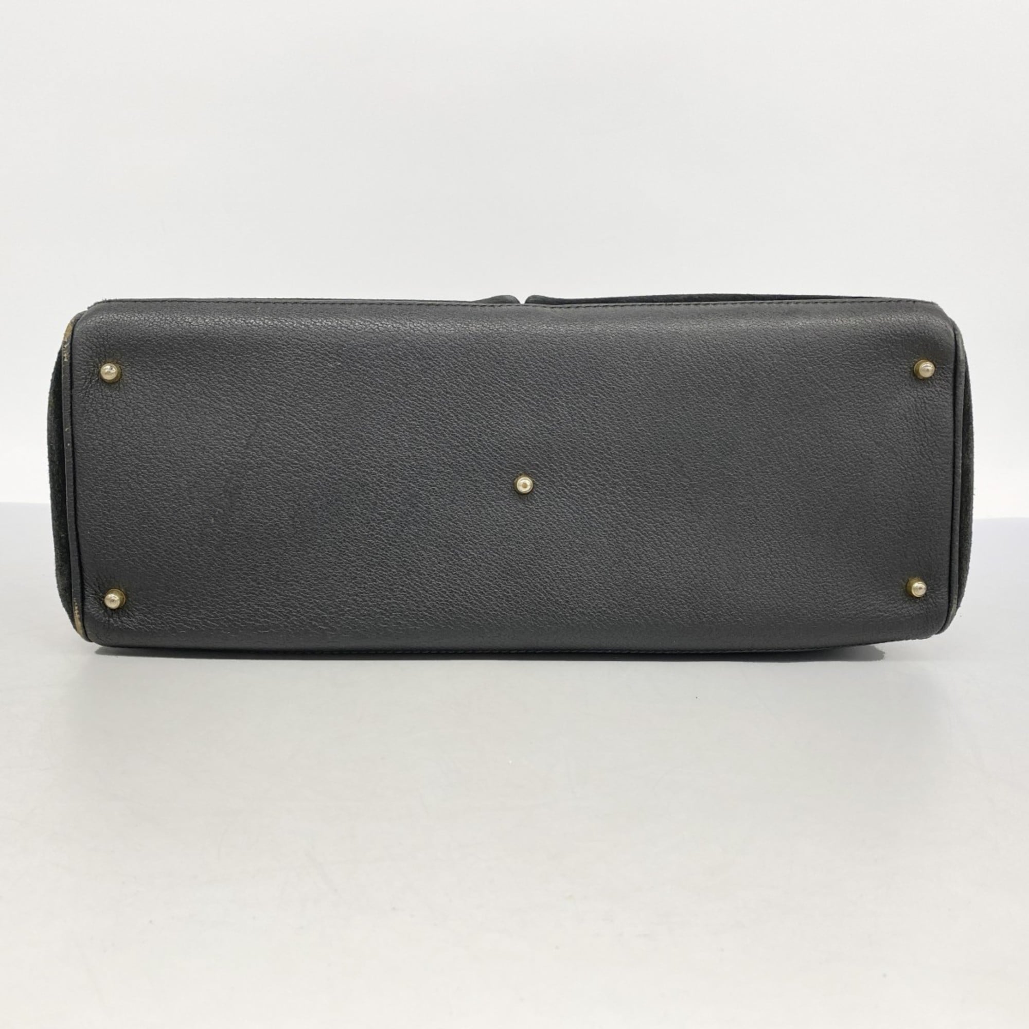 Gucci Black Suede Handbag (Pre-Owned)