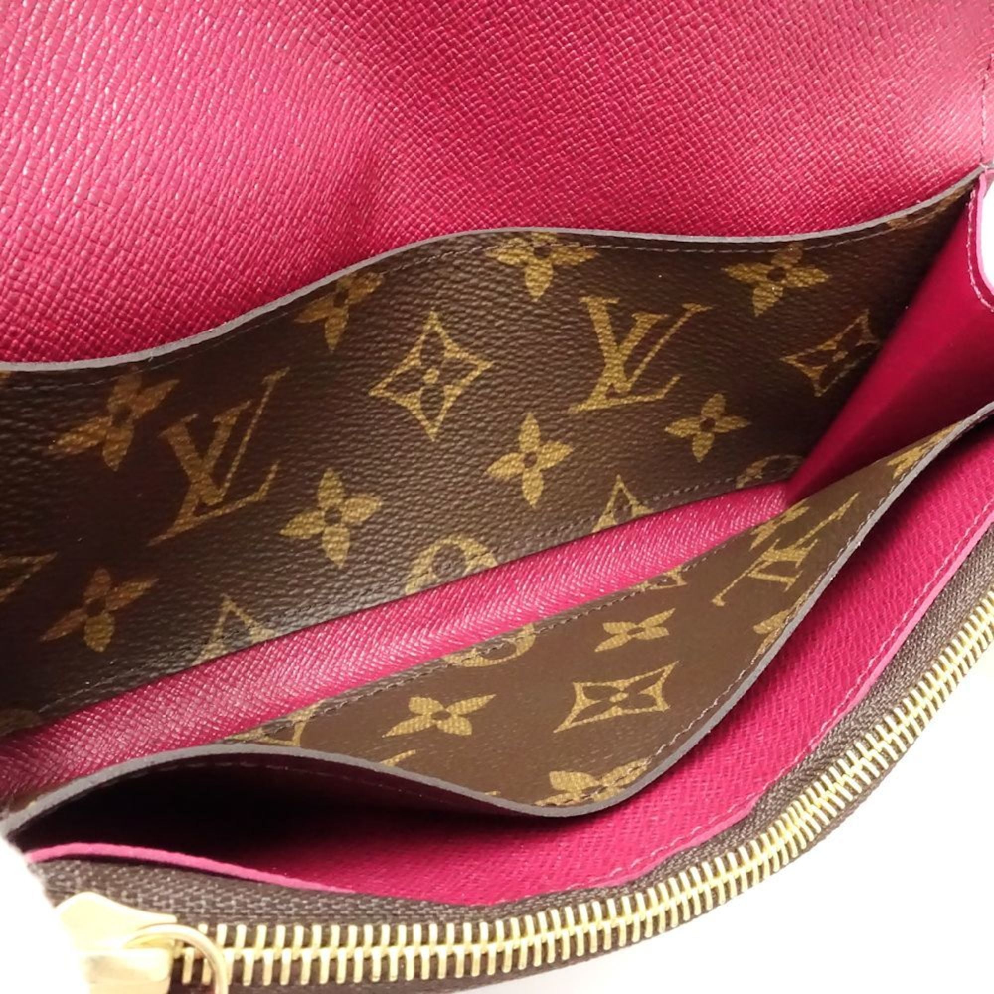 Louis Vuitton Monogram Brown Monogram Monogram Long Wallet (Bi-Fold) (Pre-Owned)