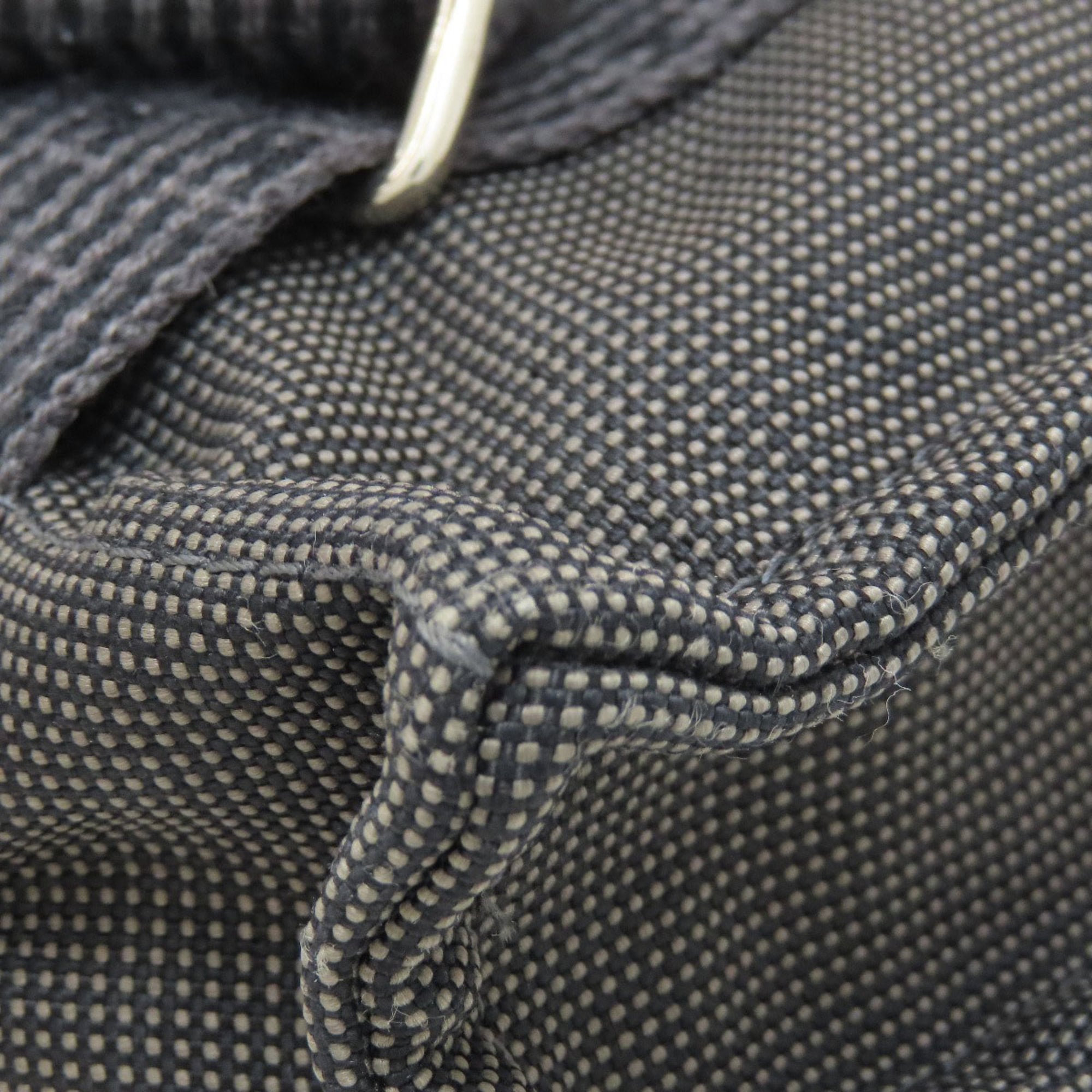 Hermes Gray Canvas Backpack (Pre-Owned)