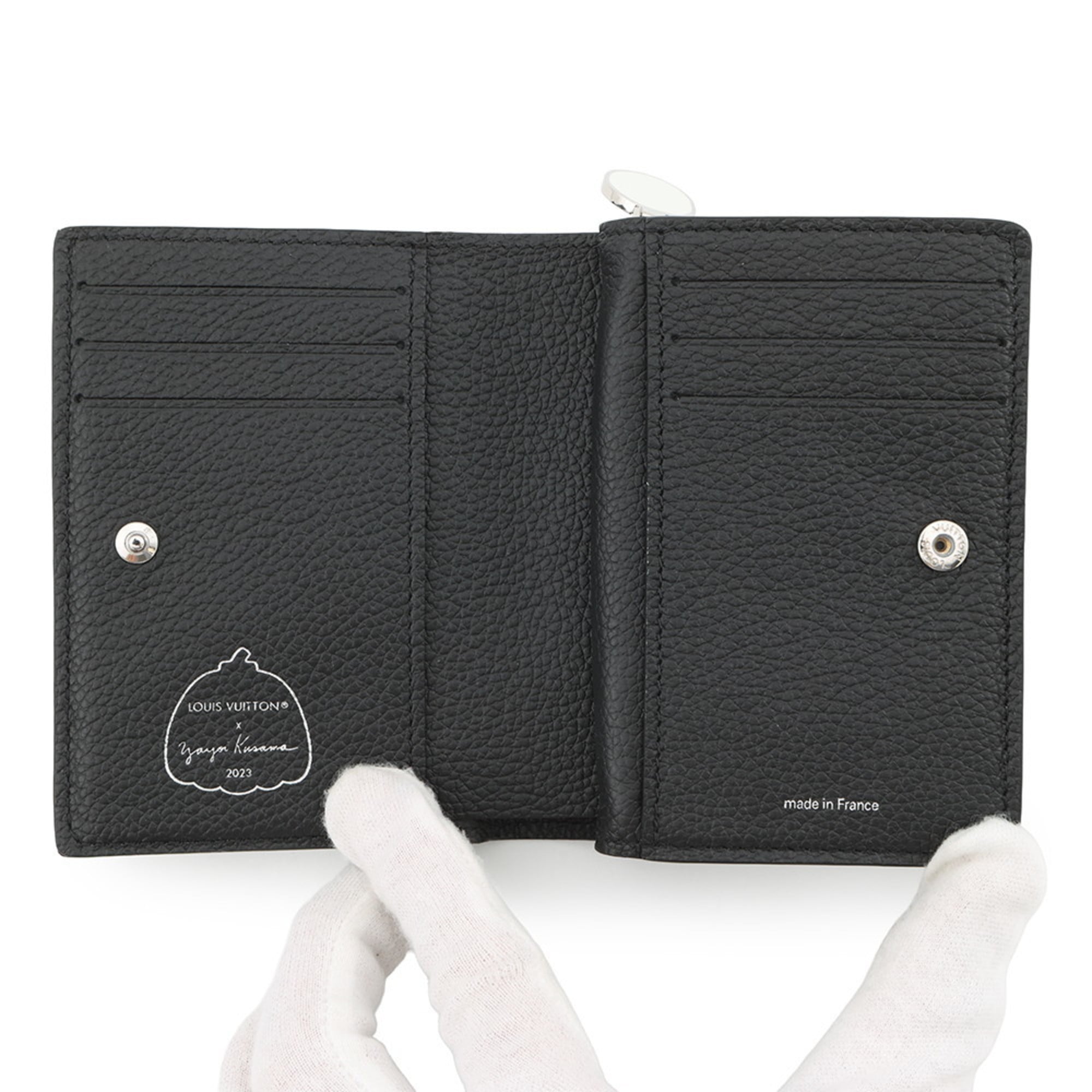 Louis Vuitton Dot Infinity (Yayoi Kusama) Black Noir Monogram Empreinte Wallet (Bi-Fold) (Pre-Owned)