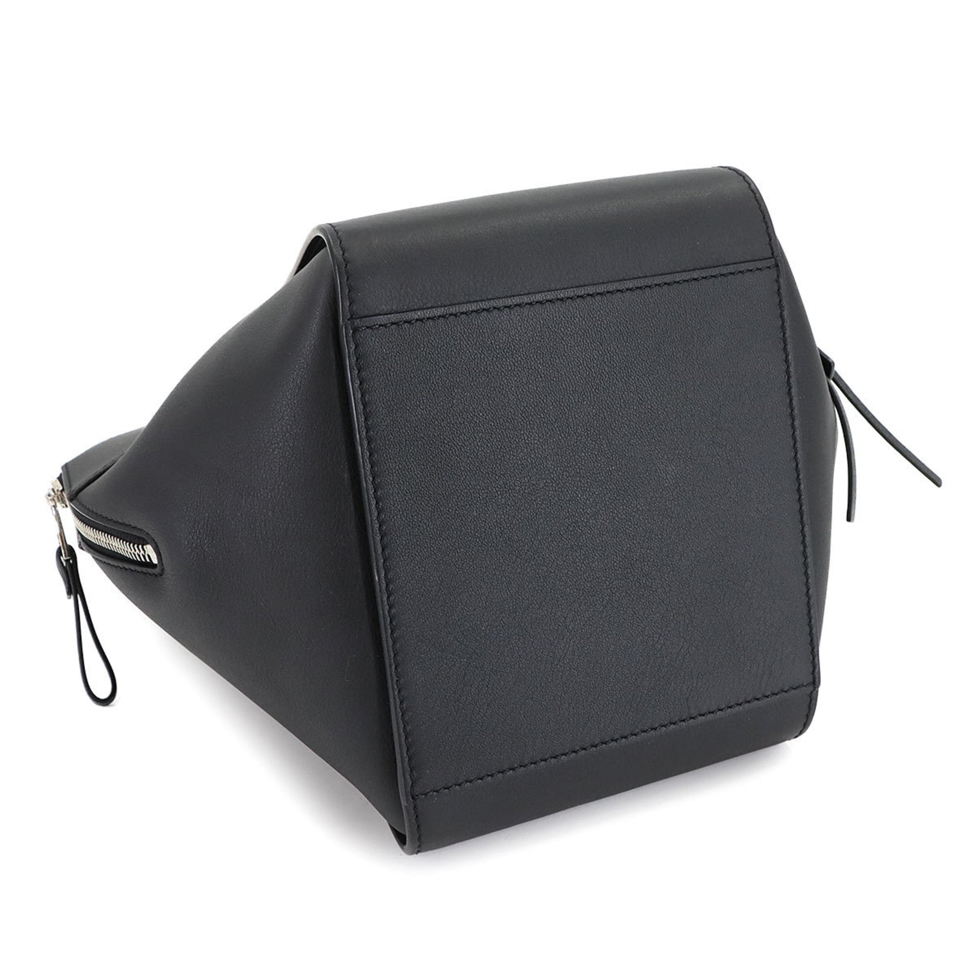 Loewe Black Leather Handbag Shoulder Bag (Pre-Owned)