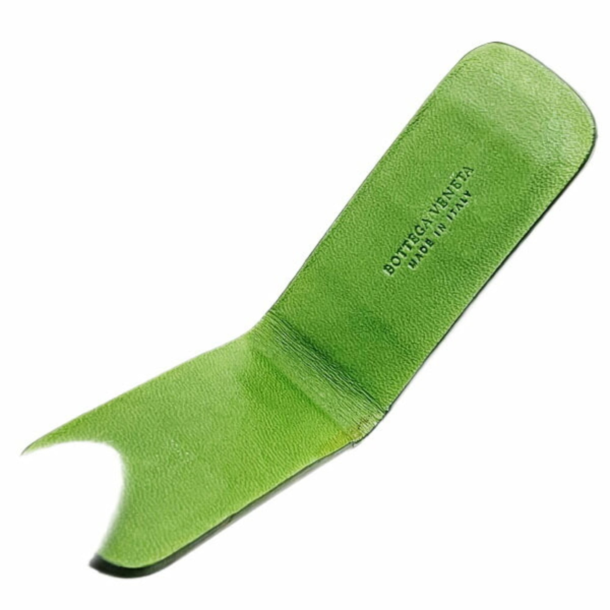 Bottega Veneta Green Leather Money Clip (Pre-Owned)