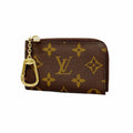 Louis Vuitton Blue Brown Coin Purse/Coin Case (Pre-Owned)