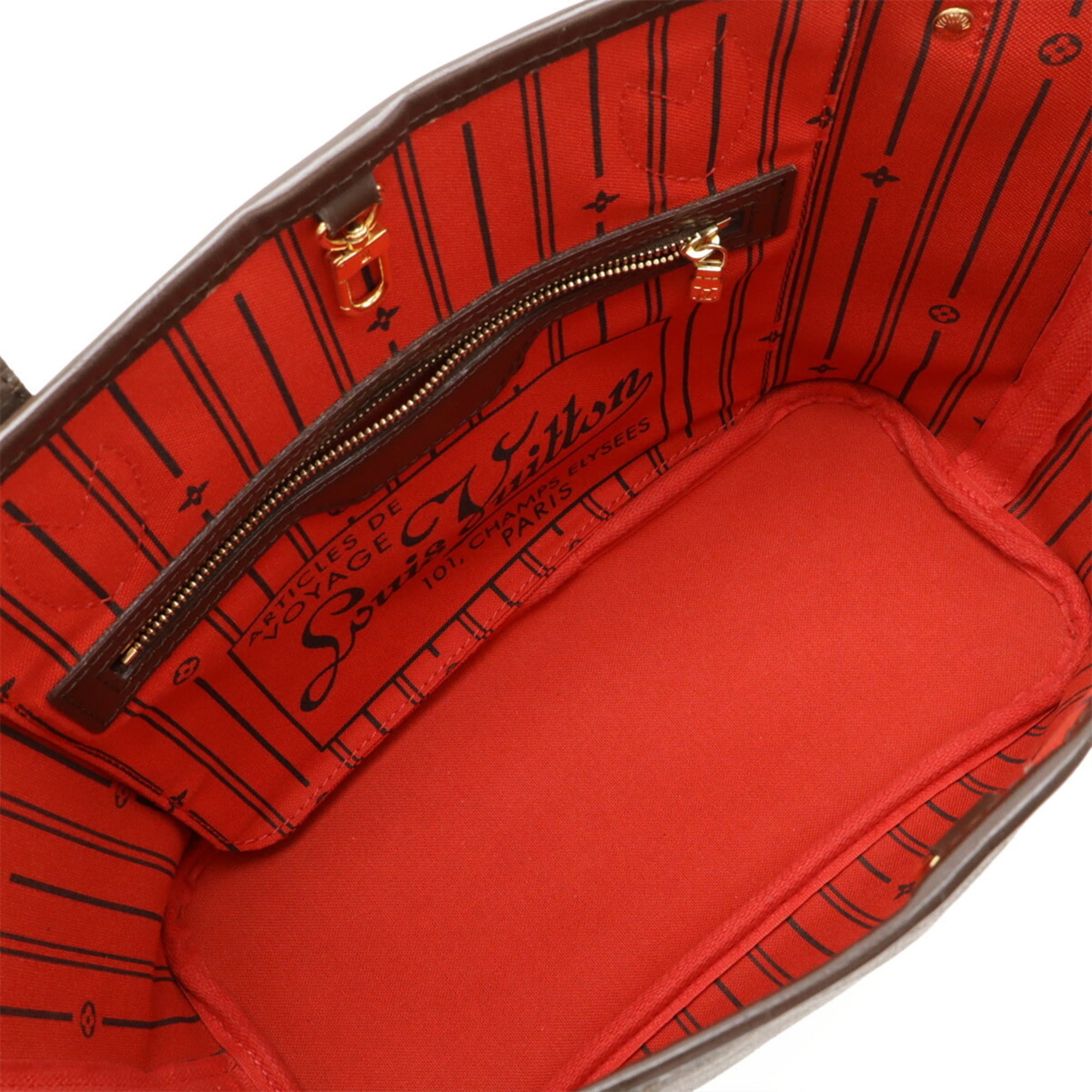 Louis Vuitton Damier Brown Pvc Handbag Shoulder Bag Tote Bag (Pre-Owned)