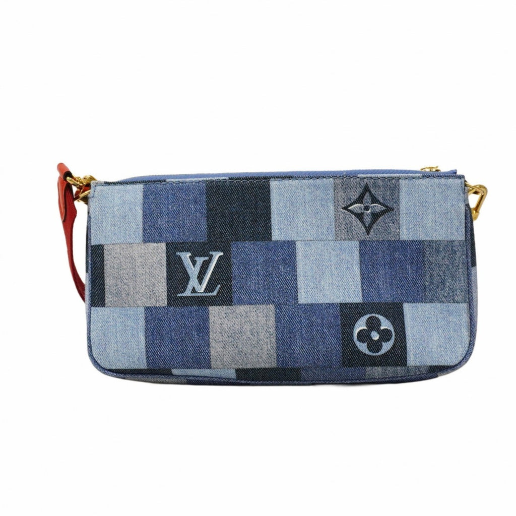 Louis Vuitton Blue Shoulder Bag (Pre-Owned)
