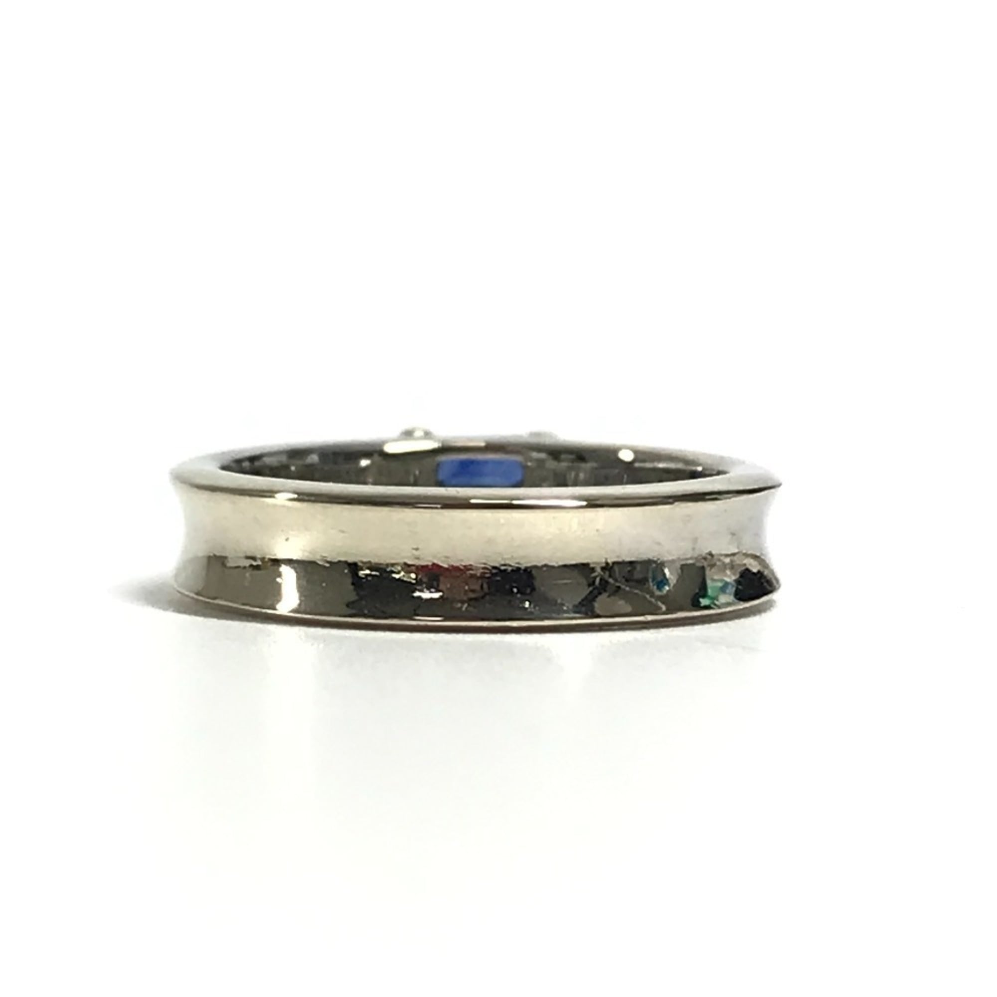 Tiffany Silver White Gold (18K) Band Ring (Pre-Owned)