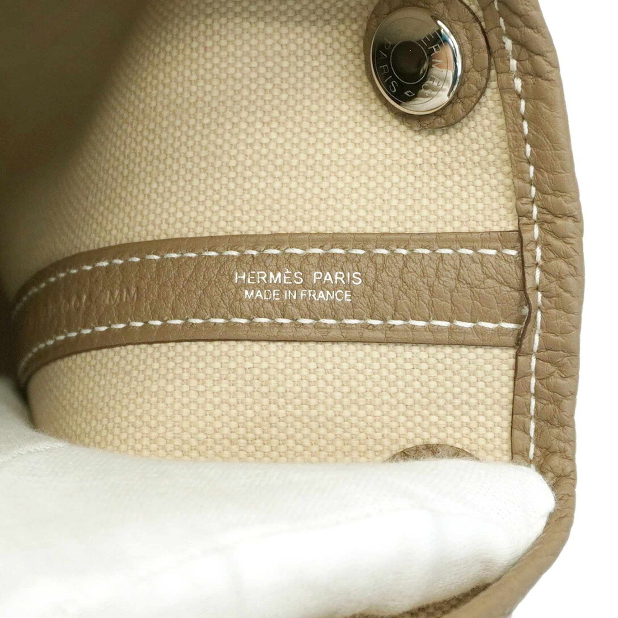 Hermes Etoupe Gray Tote Bag (Pre-Owned)