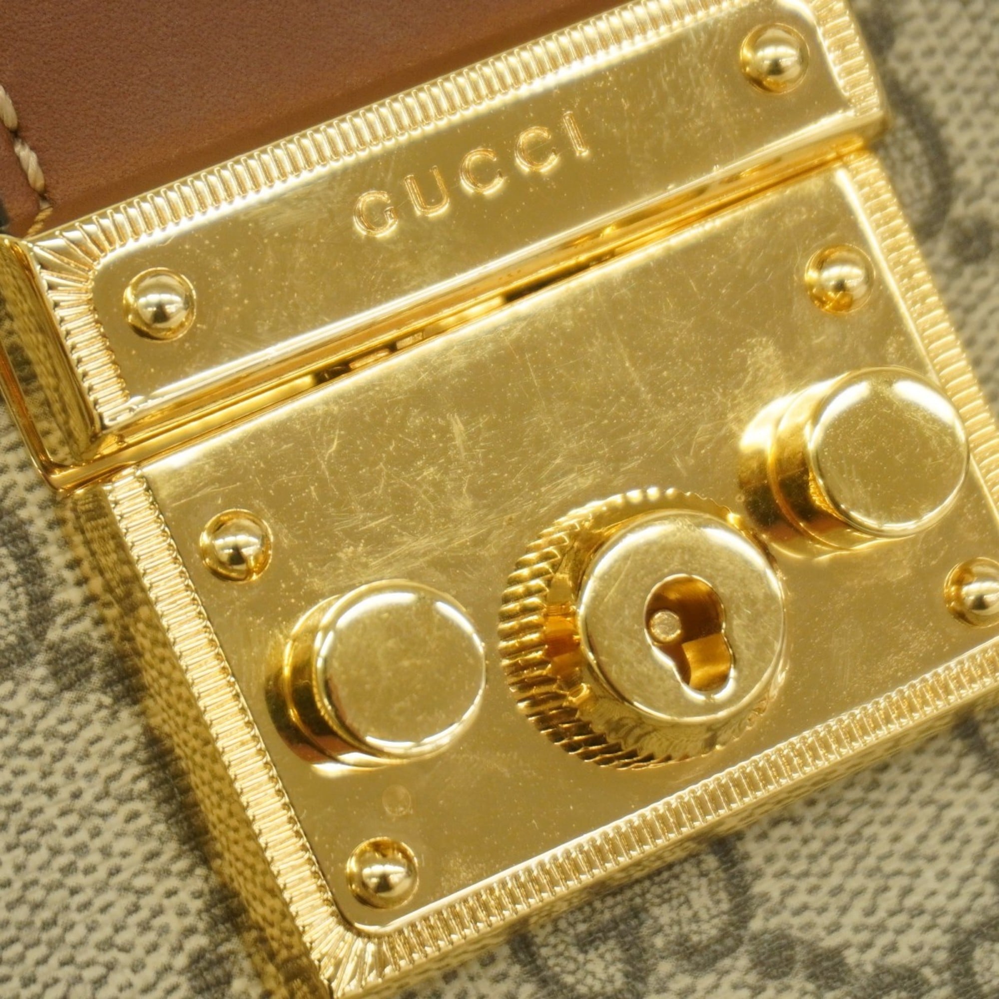 Gucci Brown Pvc Shoulder Bag (Pre-Owned)