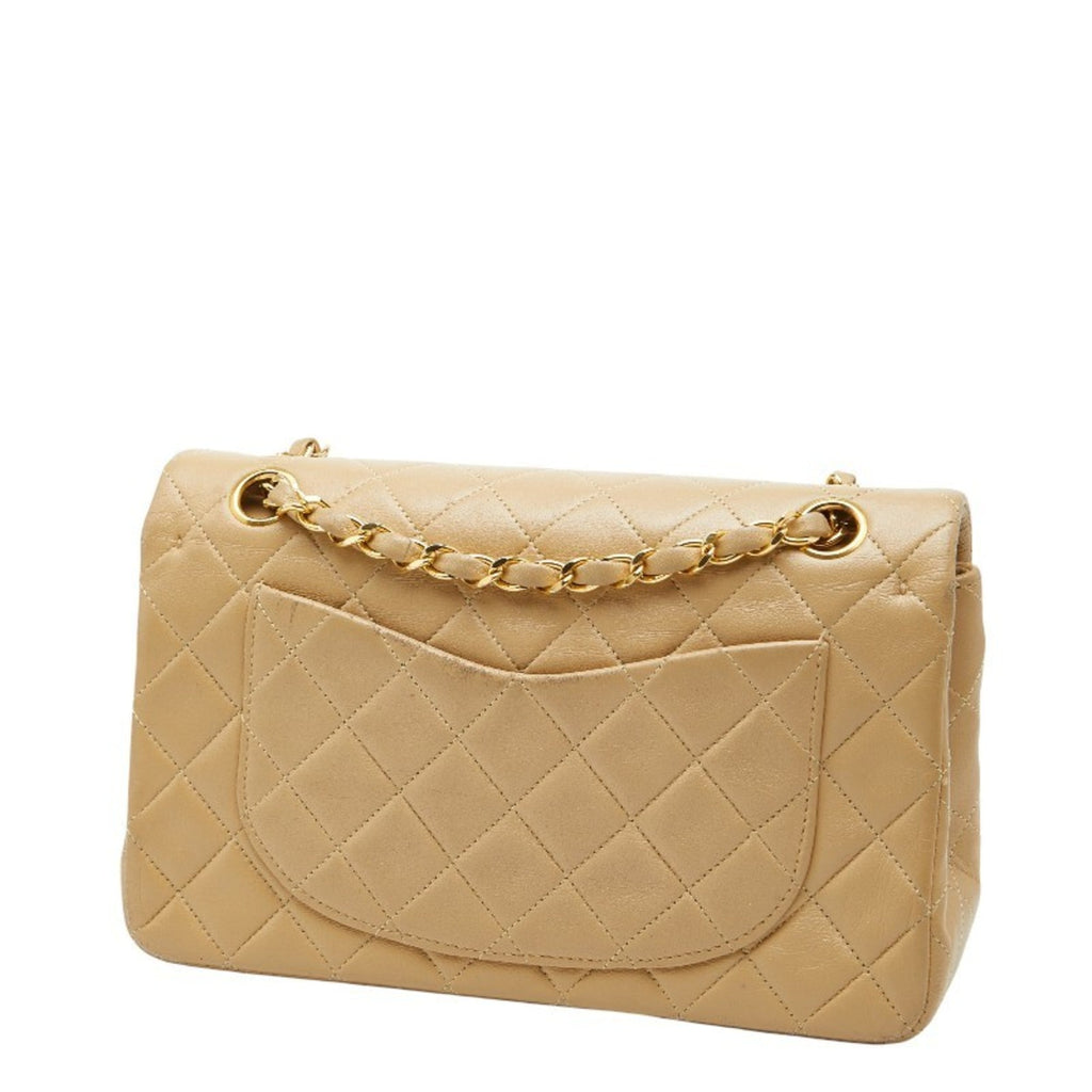 Chanel Beige Leather Shoulder Bag (Pre-Owned)