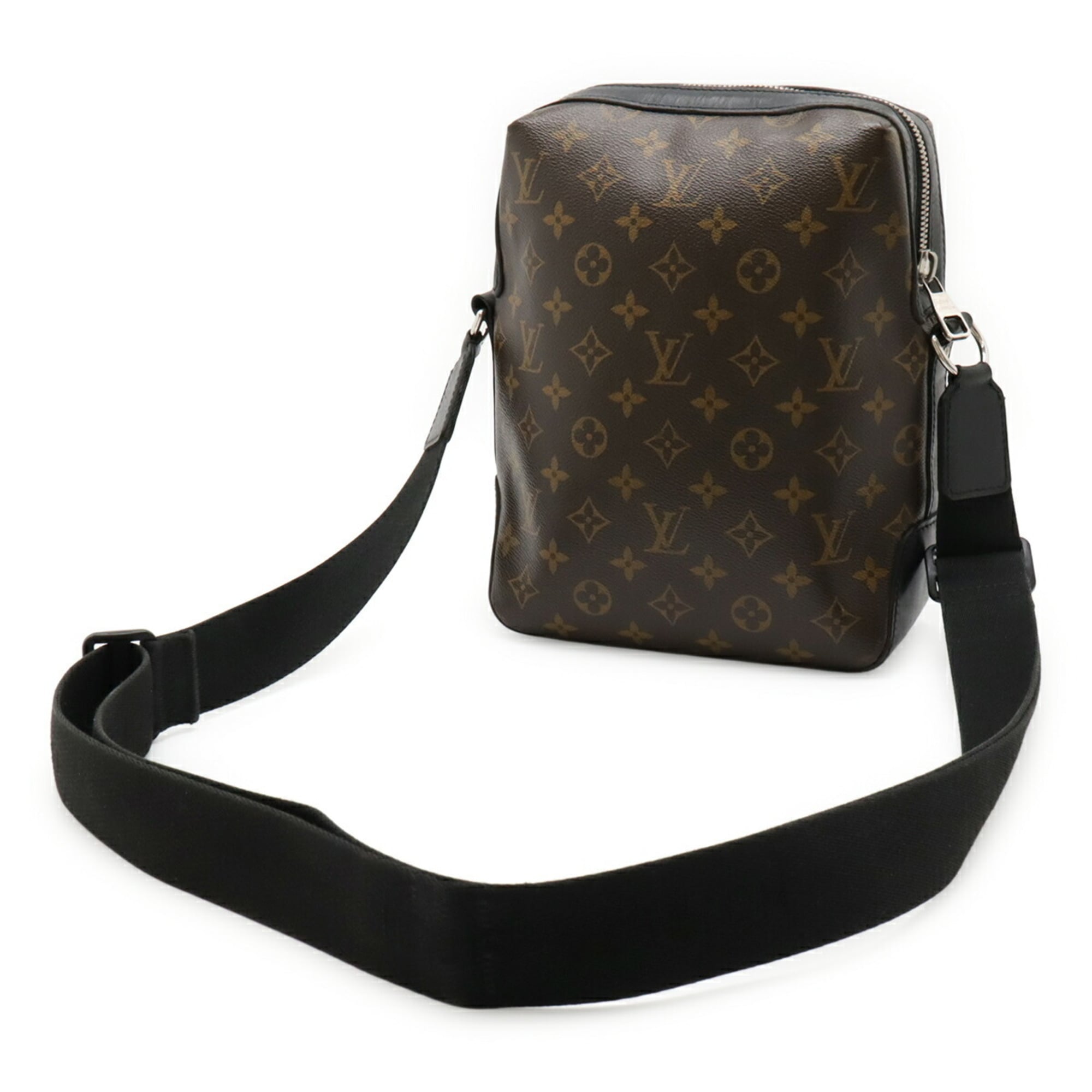 Louis Vuitton Monogram Black Brown Monogram Leather Shoulder Bag (Pre-Owned)