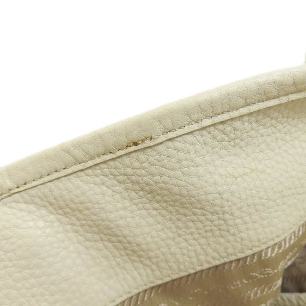 Prada Brown Canvas Tote Bag (Pre-Owned)