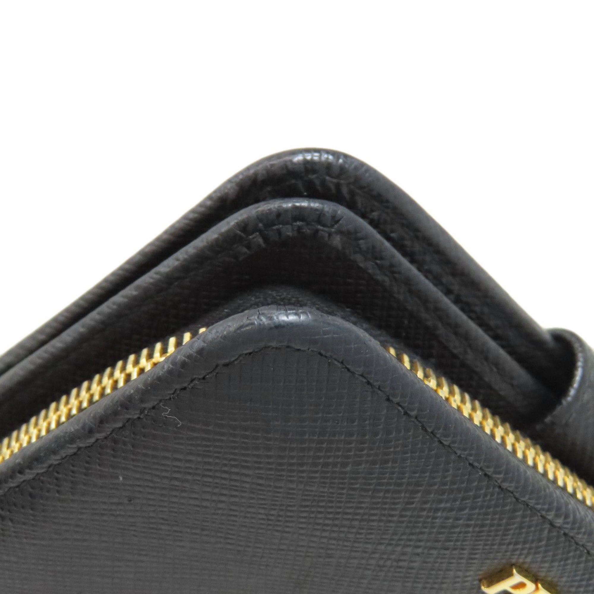 Prada Black Leather Wallet (Bi-Fold) (Pre-Owned)