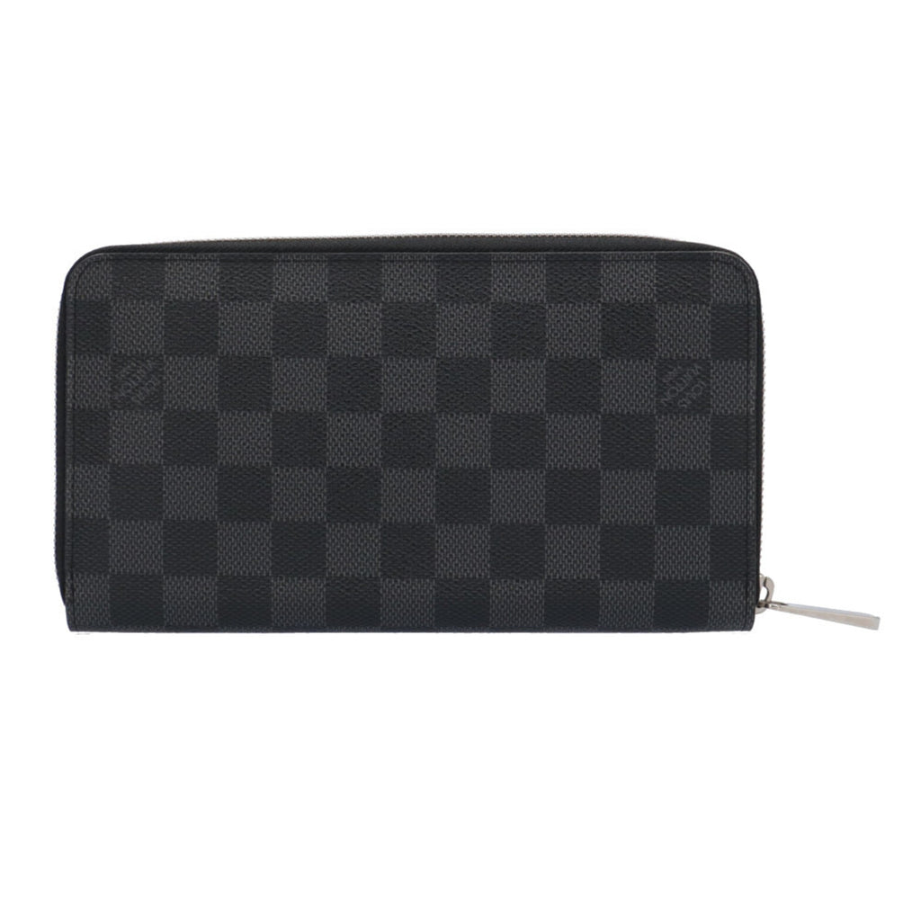 Louis Vuitton Black Gray Damier Graphite Canvas Long Wallet (Bi-Fold) (Pre-Owned)