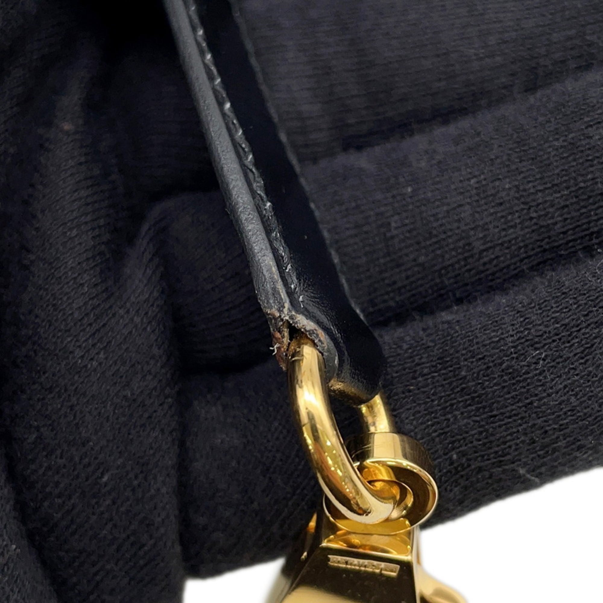 Hermes Kelly Black Box Calf Leather Handbag (Pre-Owned)