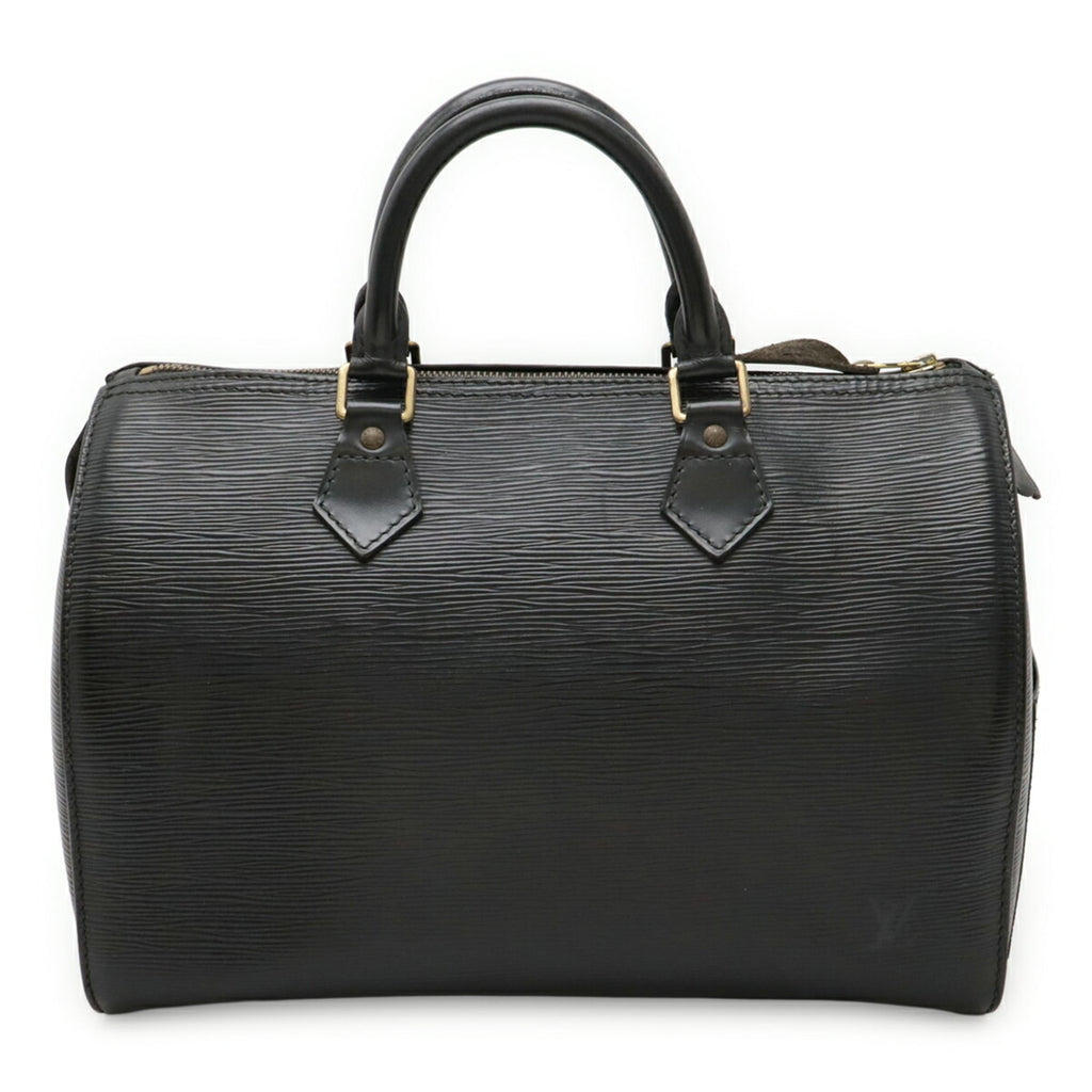 Louis Vuitton Epi Black Noir Epi Leather Handbag (Pre-Owned)