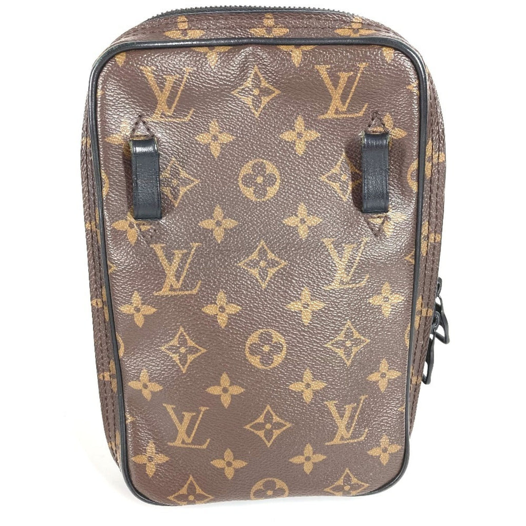Louis Vuitton Brown Monogram Monogram Leather Pochette Pouch Shoulder Bag (Pre-Owned)