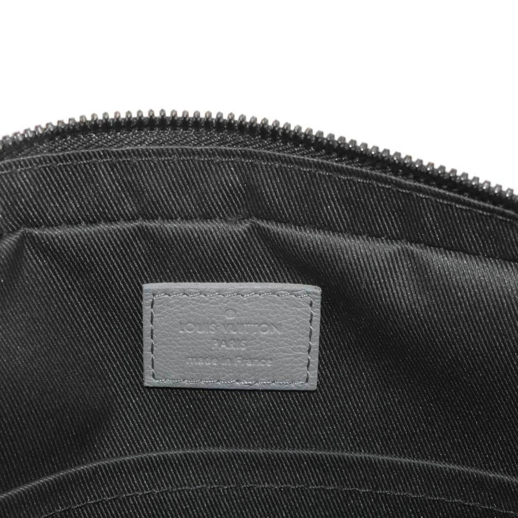 Louis Vuitton Black Gray Monogram Shadow Messenger Bag Shoulder Bag (Pre-Owned)