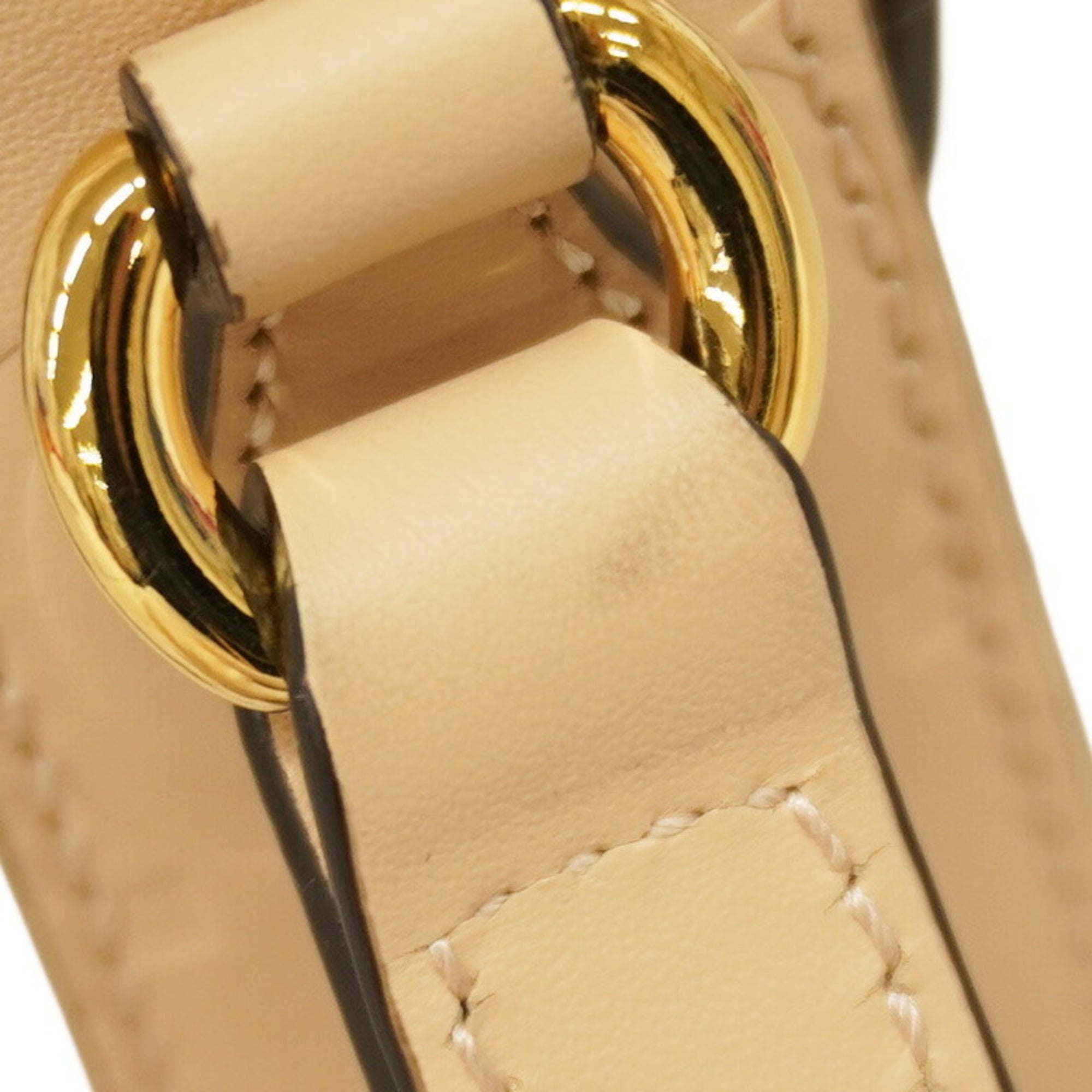 Gucci Beige Leather Shoulder Bag (Pre-Owned)