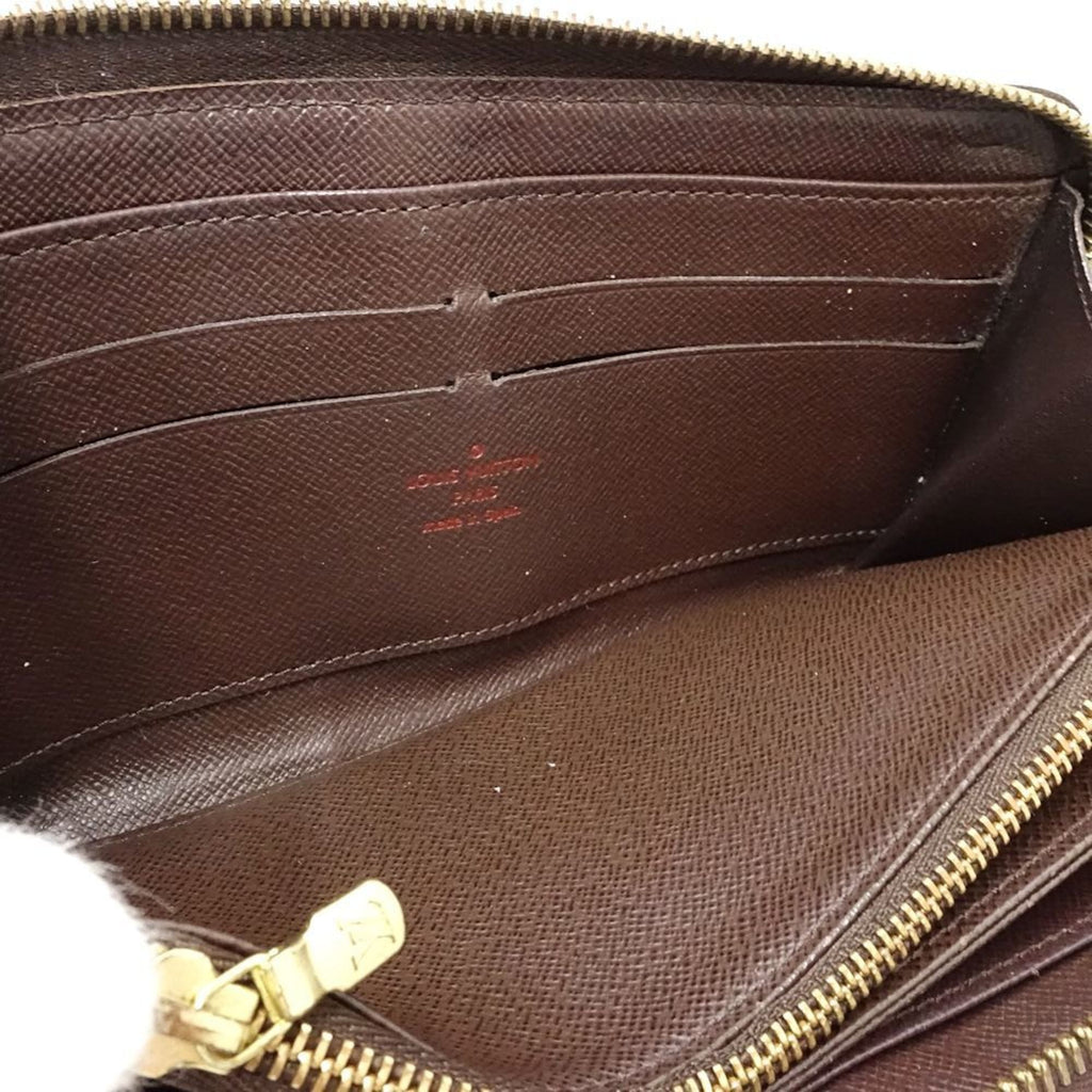 Louis Vuitton Damier Damier Canvas Ebene Damier Canvas Long Wallet (Bi-Fold) (Pre-Owned)