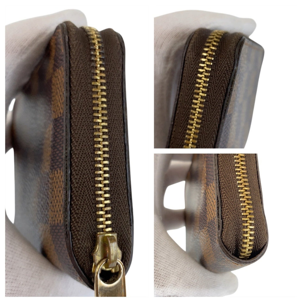 Louis Vuitton Brown Damier Canvas Damier Canvas Coin Purse/Coin Case (Pre-Owned)