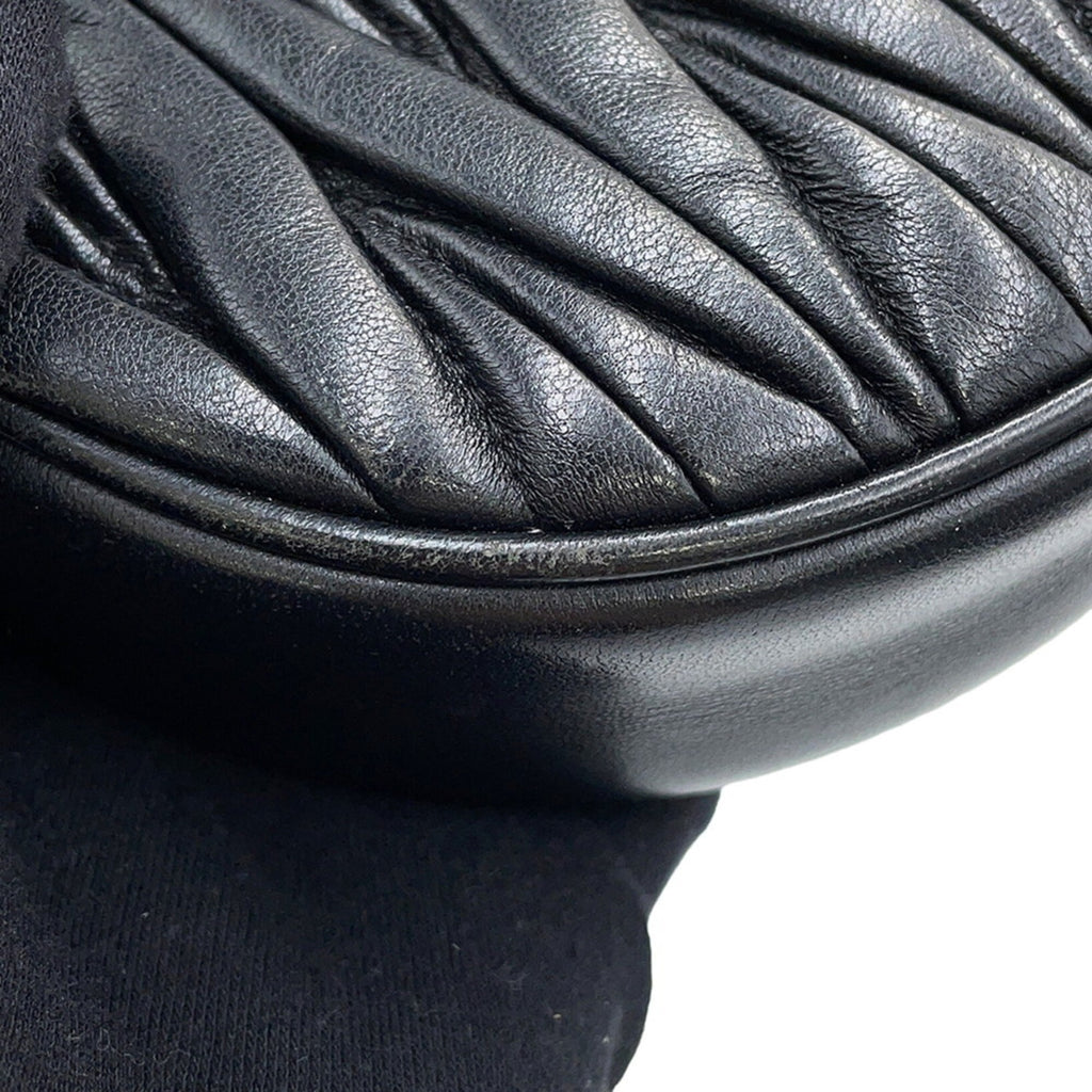 Miu Miu Matelasse Black Shoulder Bag (Pre-Owned)