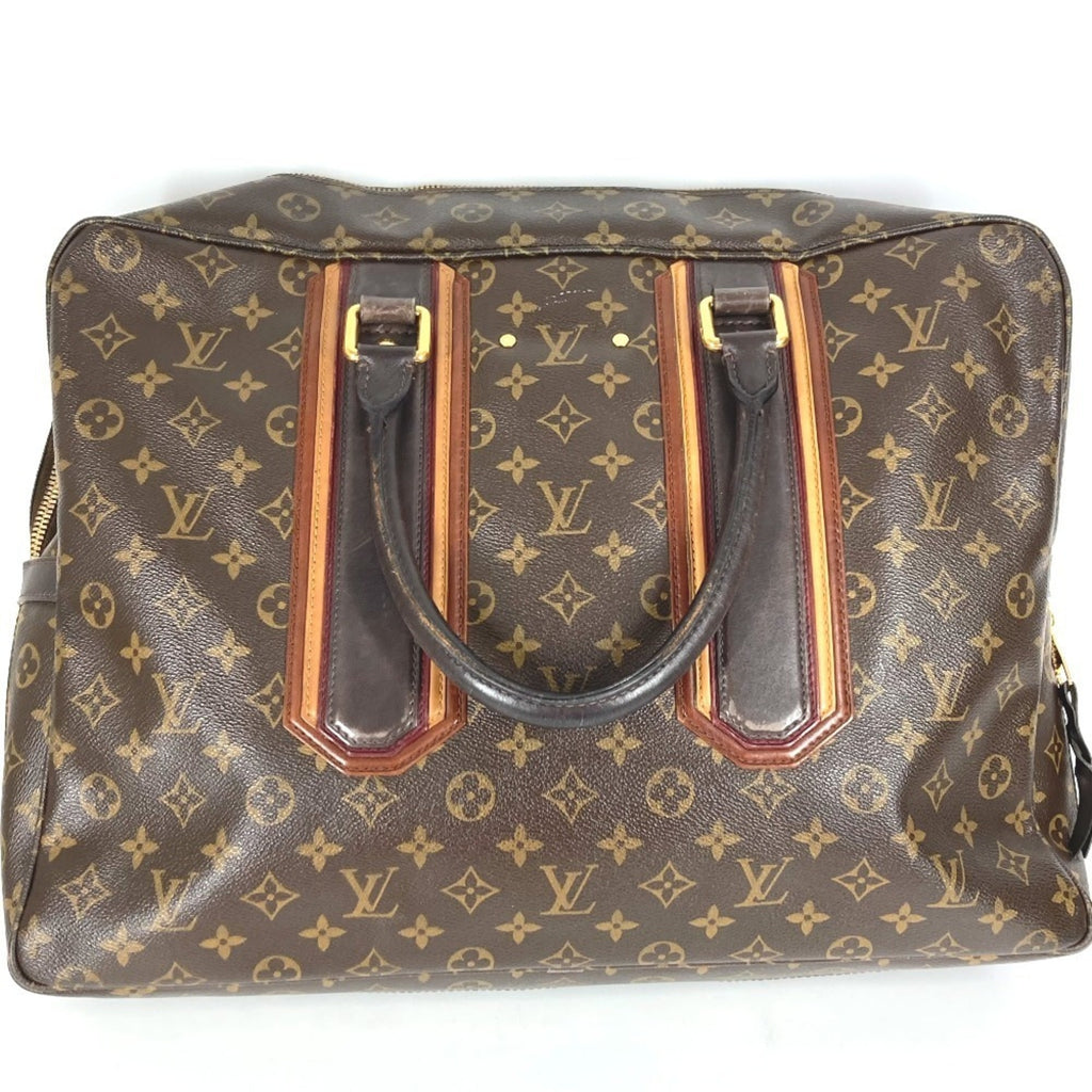 Louis Vuitton Brown Lv Charcoal Monogram Monogram Boston Bag Handbag (Pre-Owned)