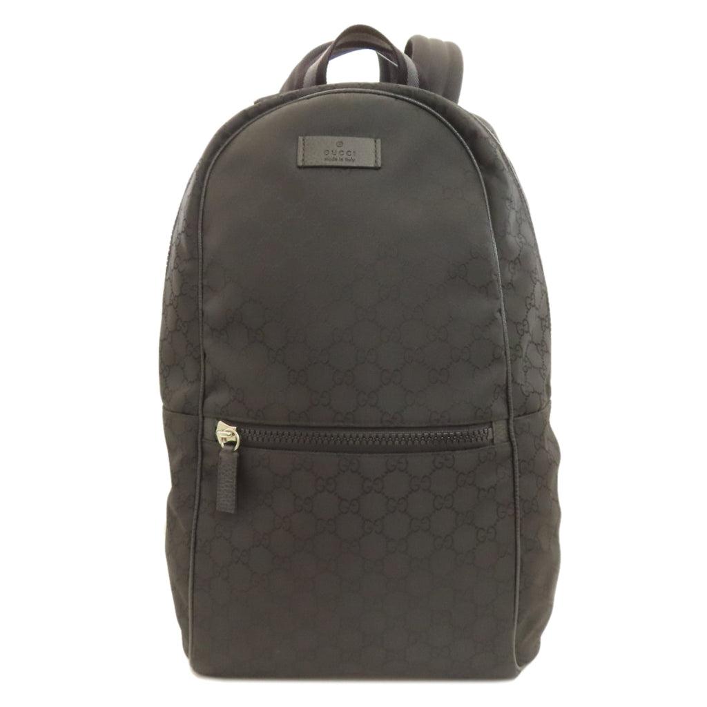 Gucci Black Canvas Backpack (Pre-Owned)