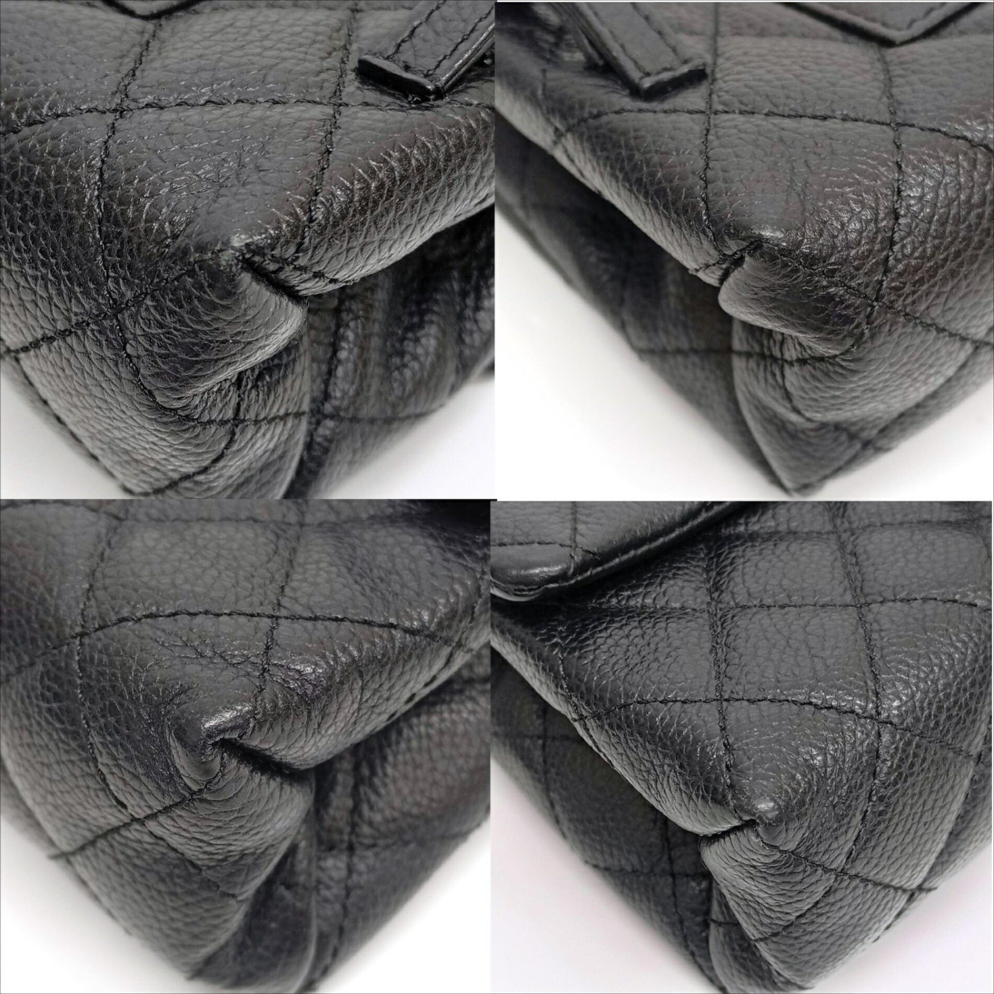 Chanel Black Grained Calfskin Fanny Pack (Pre-Owned)