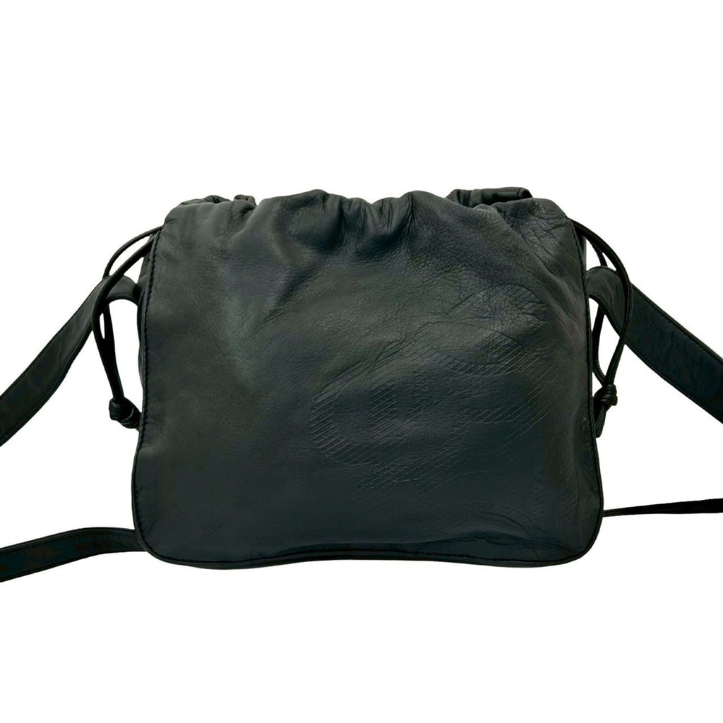 Loewe Black Leather Pochette Shoulder Bag (Pre-Owned)