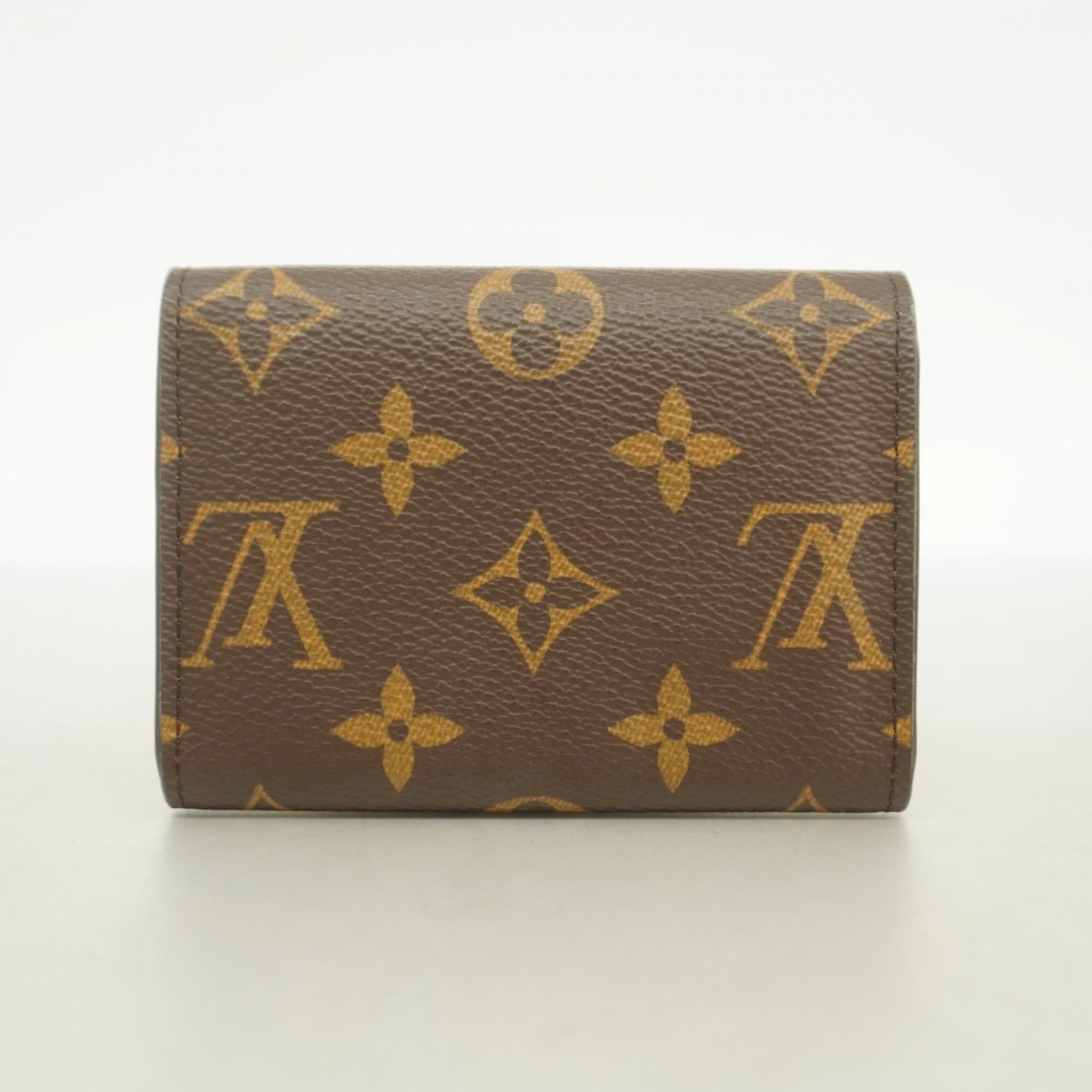 Louis Vuitton Brown Fuchsia Coin Purse/Coin Case (Pre-Owned)