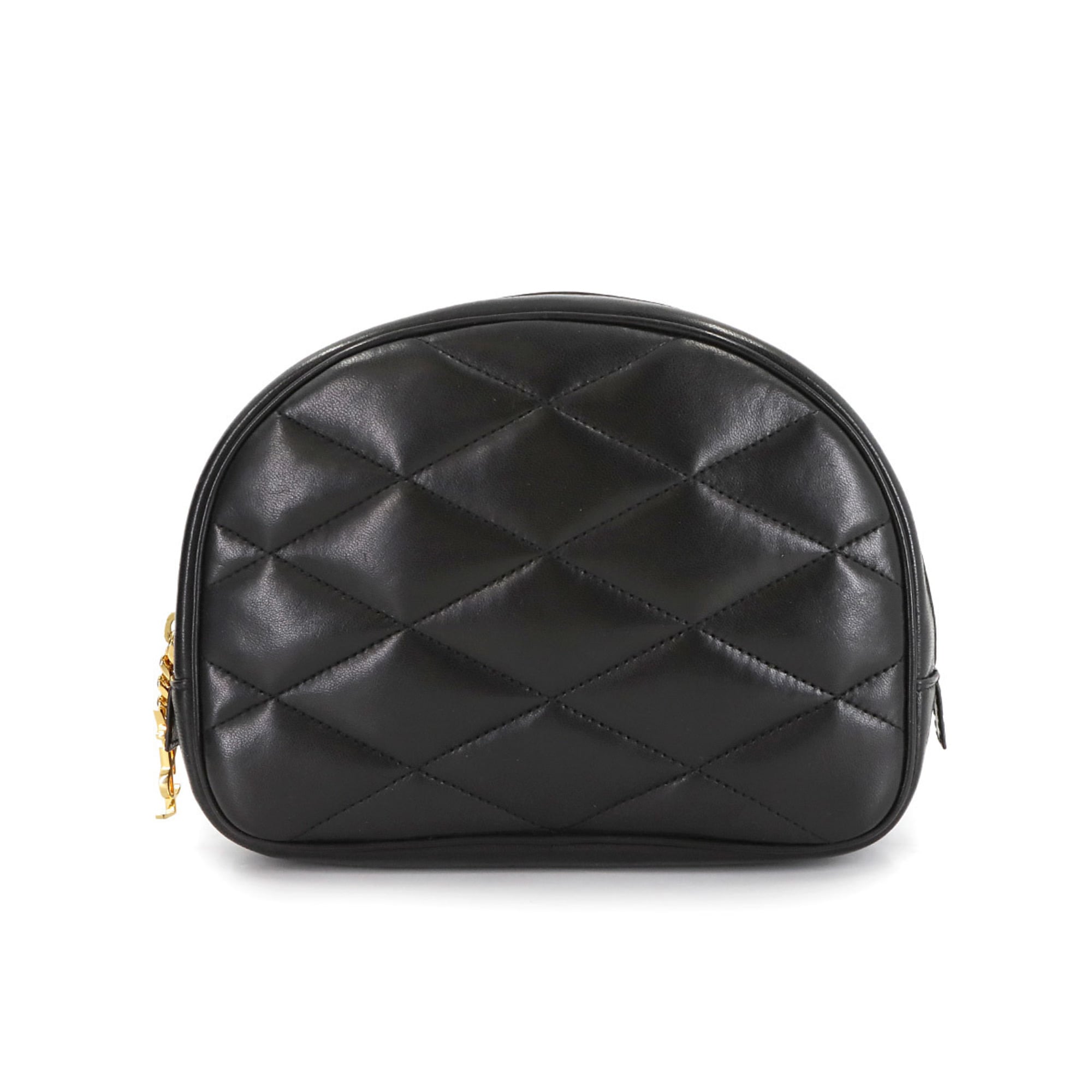 Saint Laurent Black Leather Pouch (Pre-Owned)