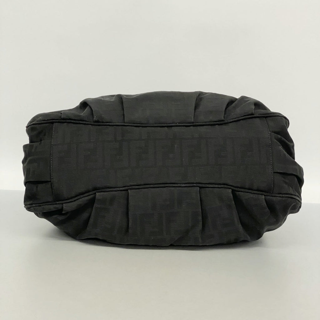 Fendi Black Nylon Canvas Tote Bag (Pre-Owned)