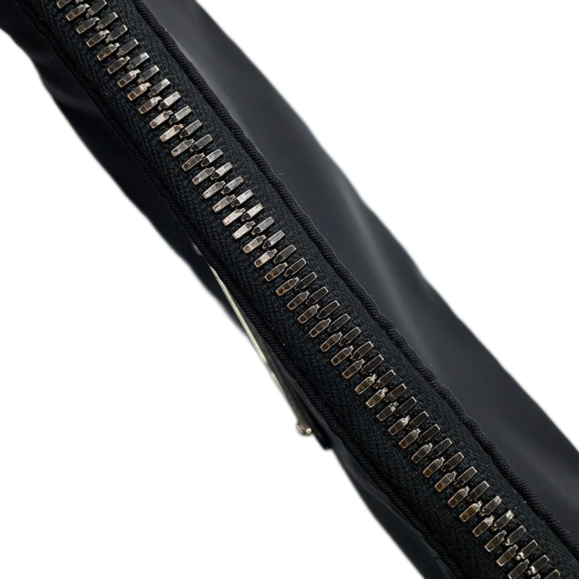 Prada Black Nylon Leather Shoulder Bag (Pre-Owned)