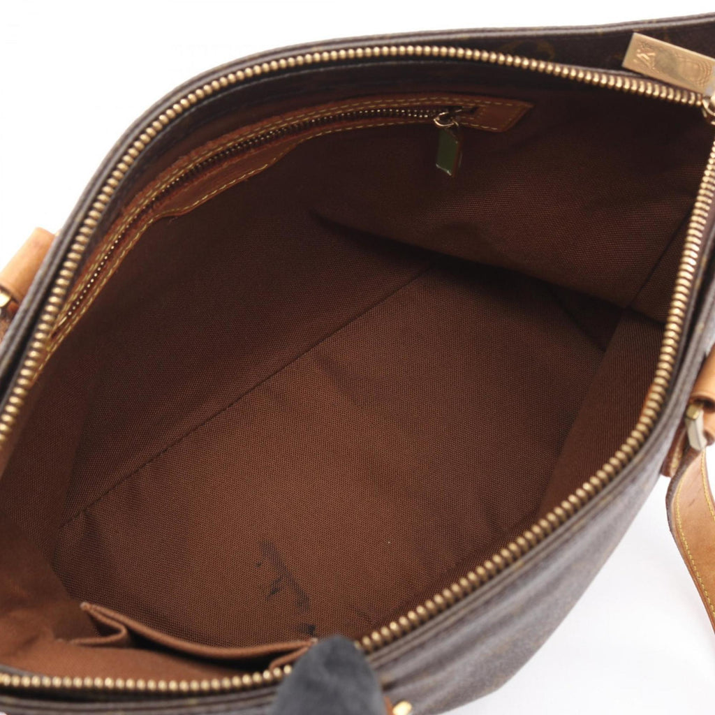 Louis Vuitton Brown Monogram Coated Canvas Leather Shoulder Bag (Pre-Owned)