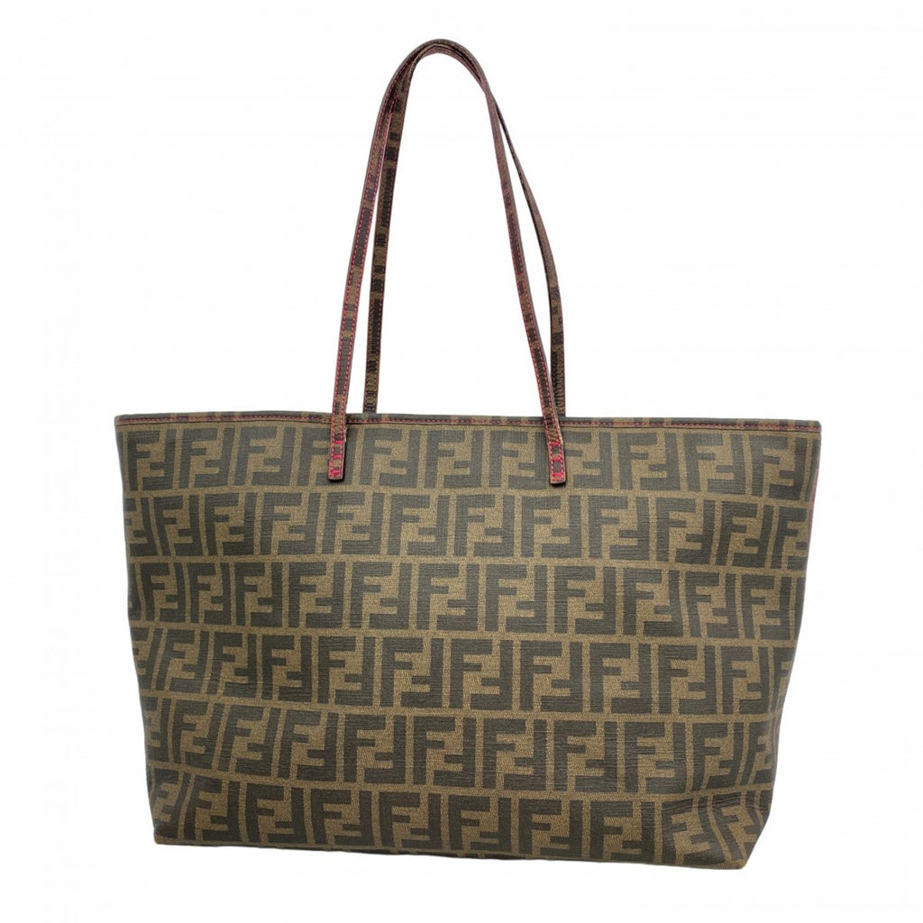 Fendi Brown Pvc Tote Bag (Pre-Owned)
