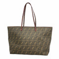 Fendi Brown Pvc Tote Bag (Pre-Owned)