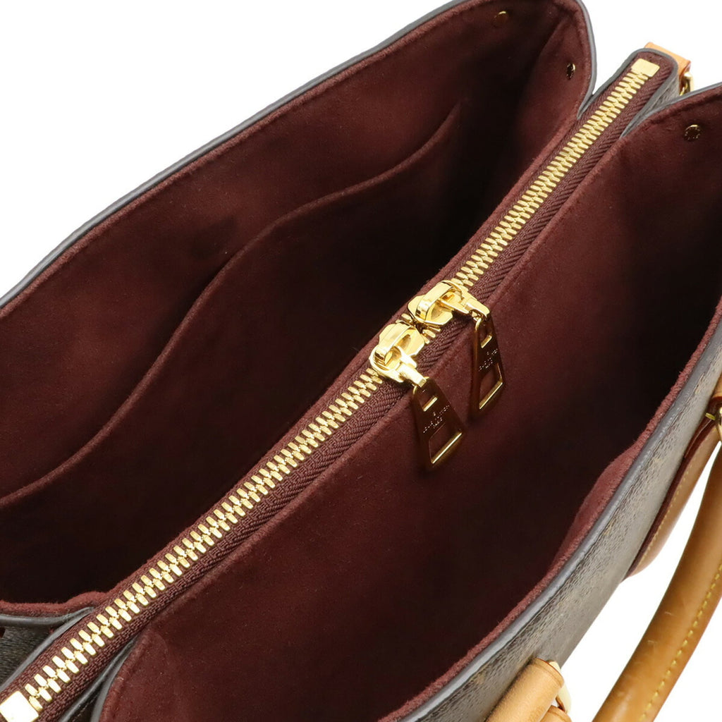 Louis Vuitton Monogram Brown Monogram Leather Handbag Shoulder Bag (Pre-Owned)