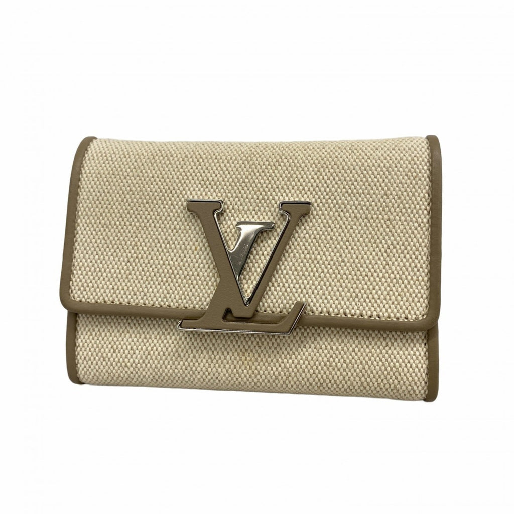 Louis Vuitton Taupe Wallet (Tri-Fold) (Pre-Owned)