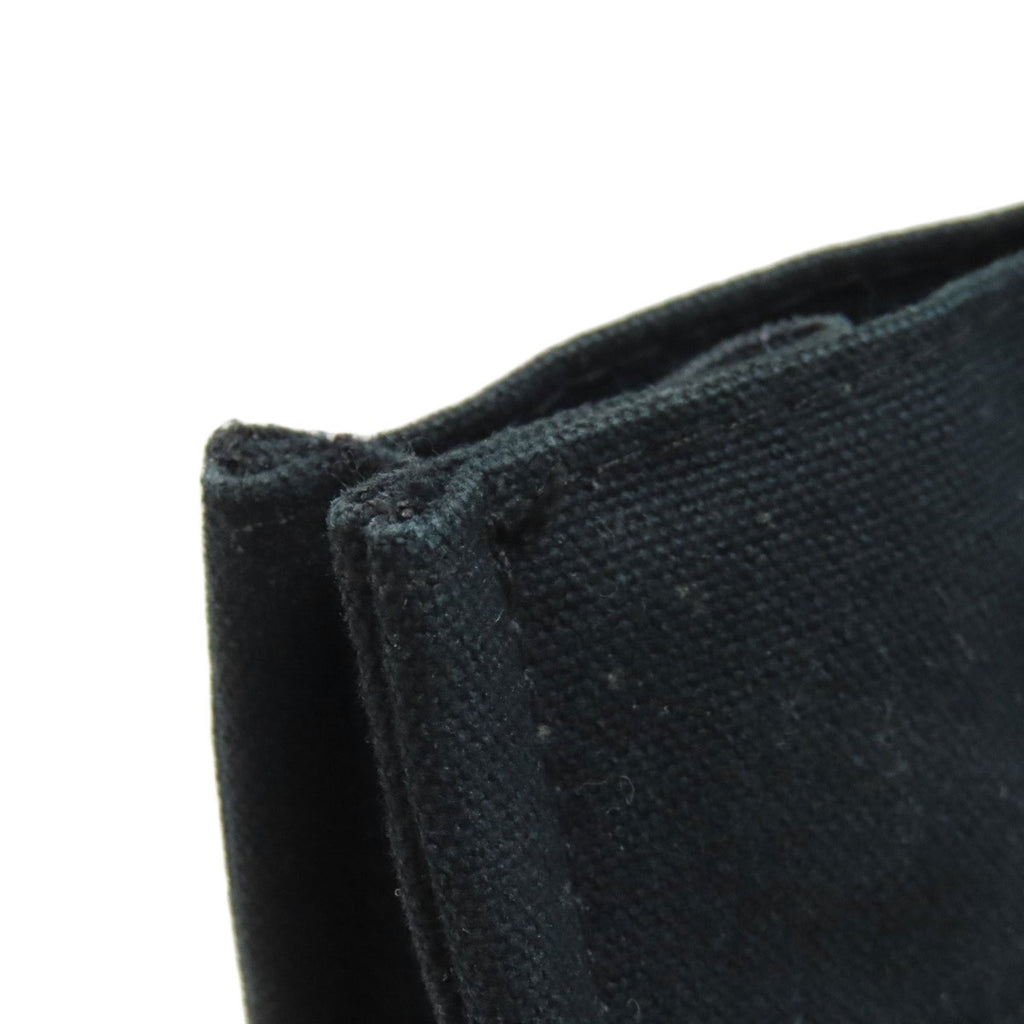 Hermes Black Canvas Handbag (Pre-Owned)