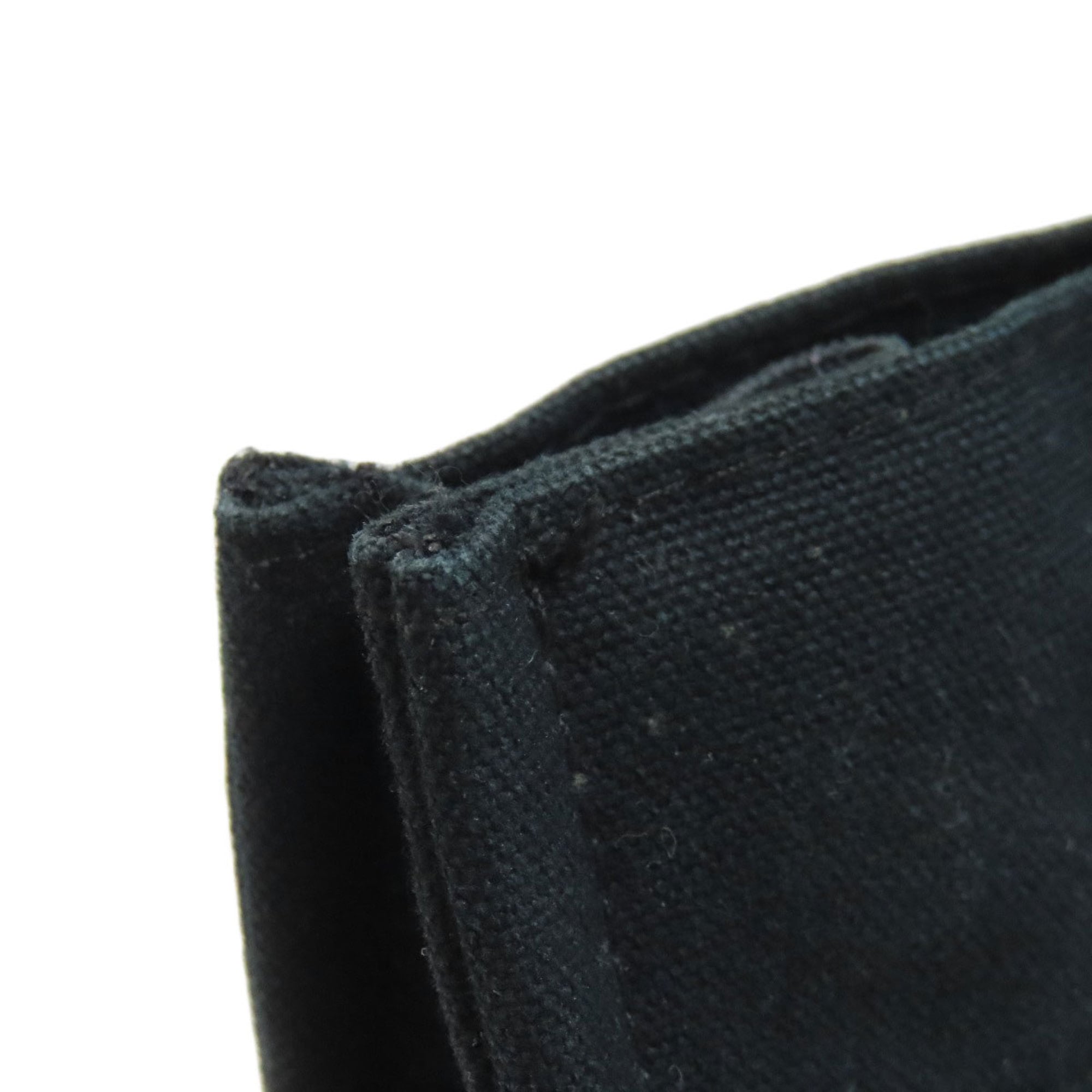 Hermes Black Canvas Handbag (Pre-Owned)