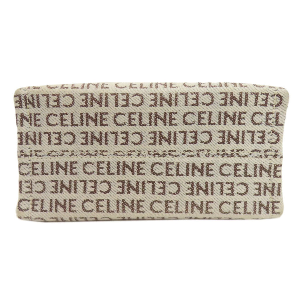 Celine White Canvas Handbag (Pre-Owned)