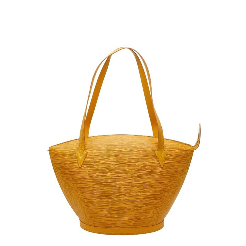 Louis Vuitton Yellow Leather Shoulder Bag Tote Bag (Pre-Owned)