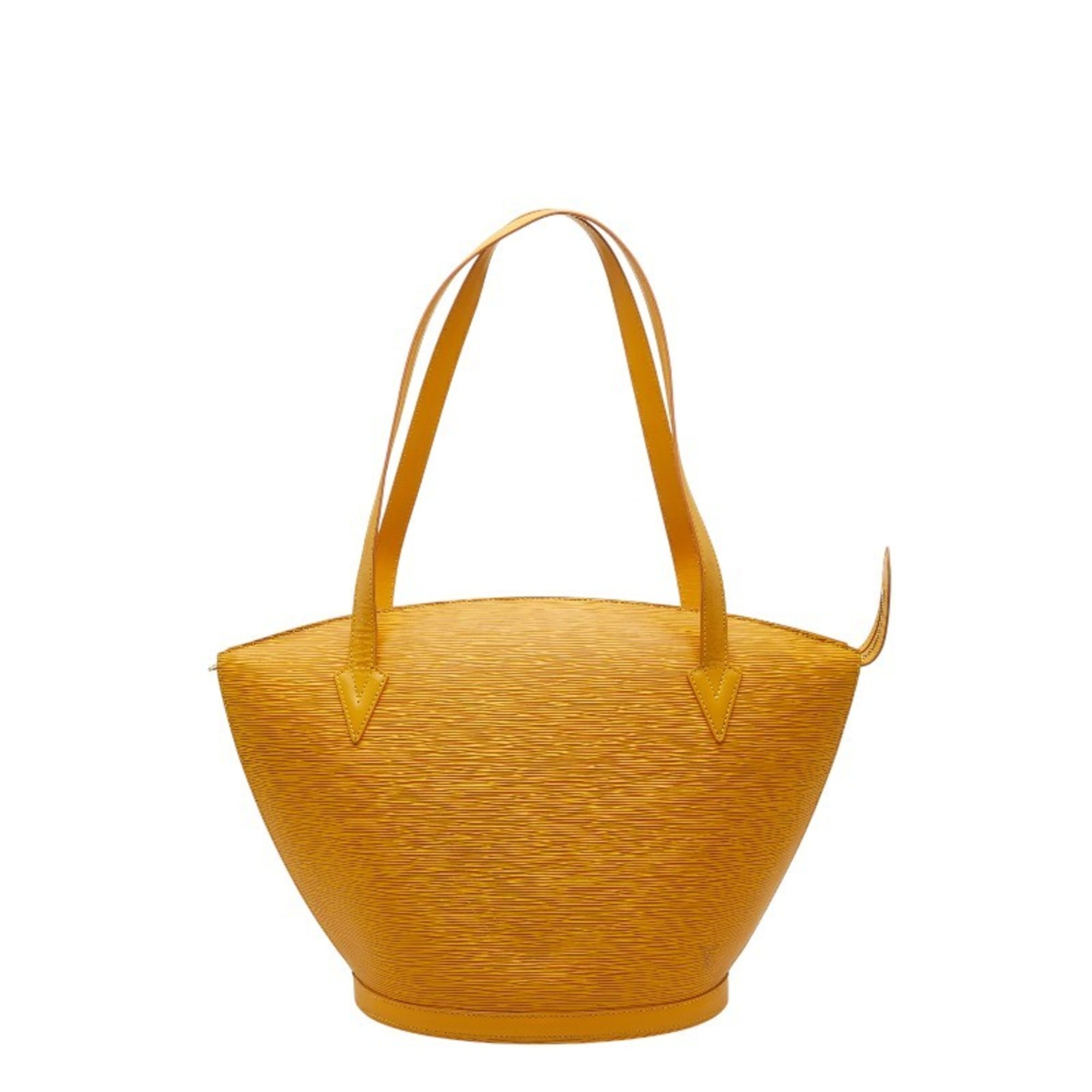 Louis Vuitton Yellow Leather Shoulder Bag Tote Bag (Pre-Owned)