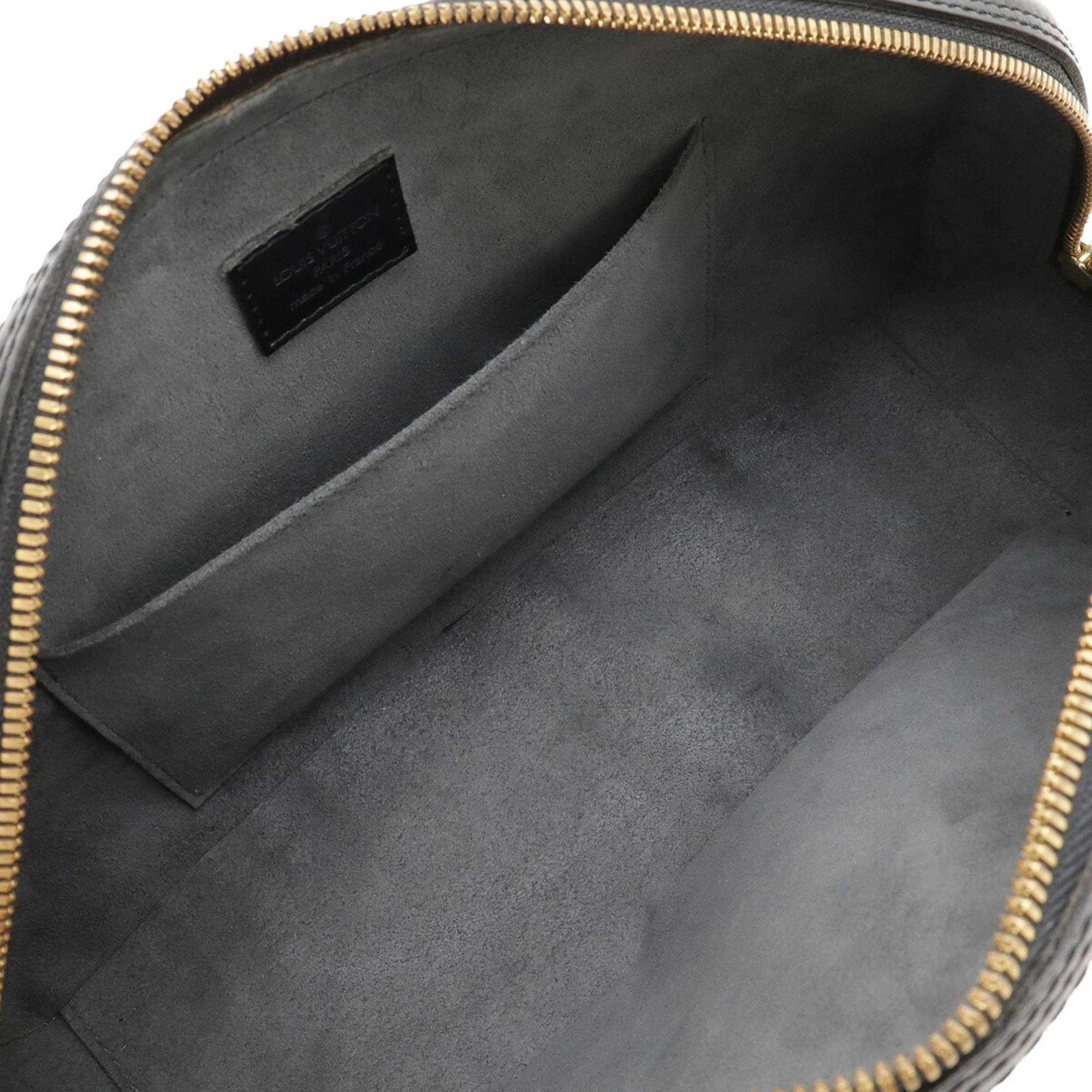 Louis Vuitton Epi Black Noir Epi Leather Handbag (Pre-Owned)