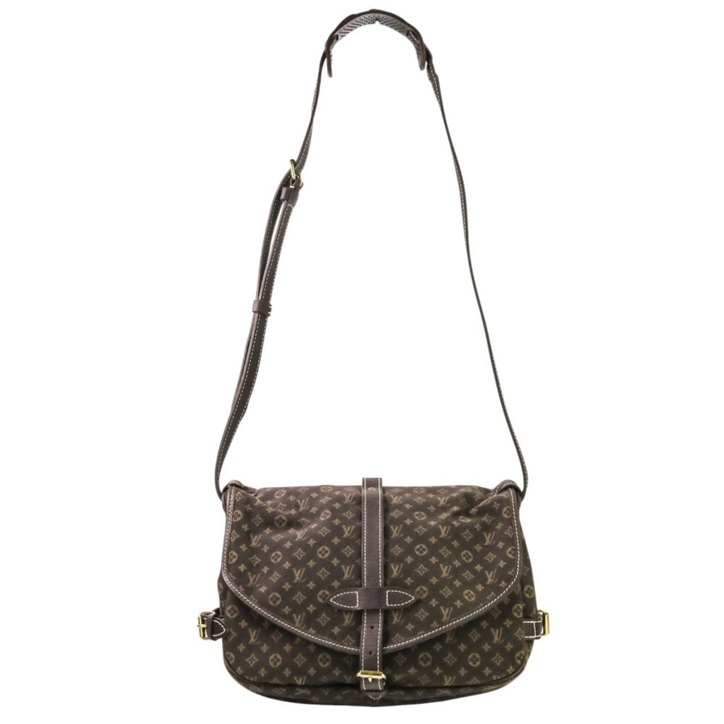Louis Vuitton Brown Dark Brown Fusain Monogram Mini Shoulder Bag (Pre-Owned)