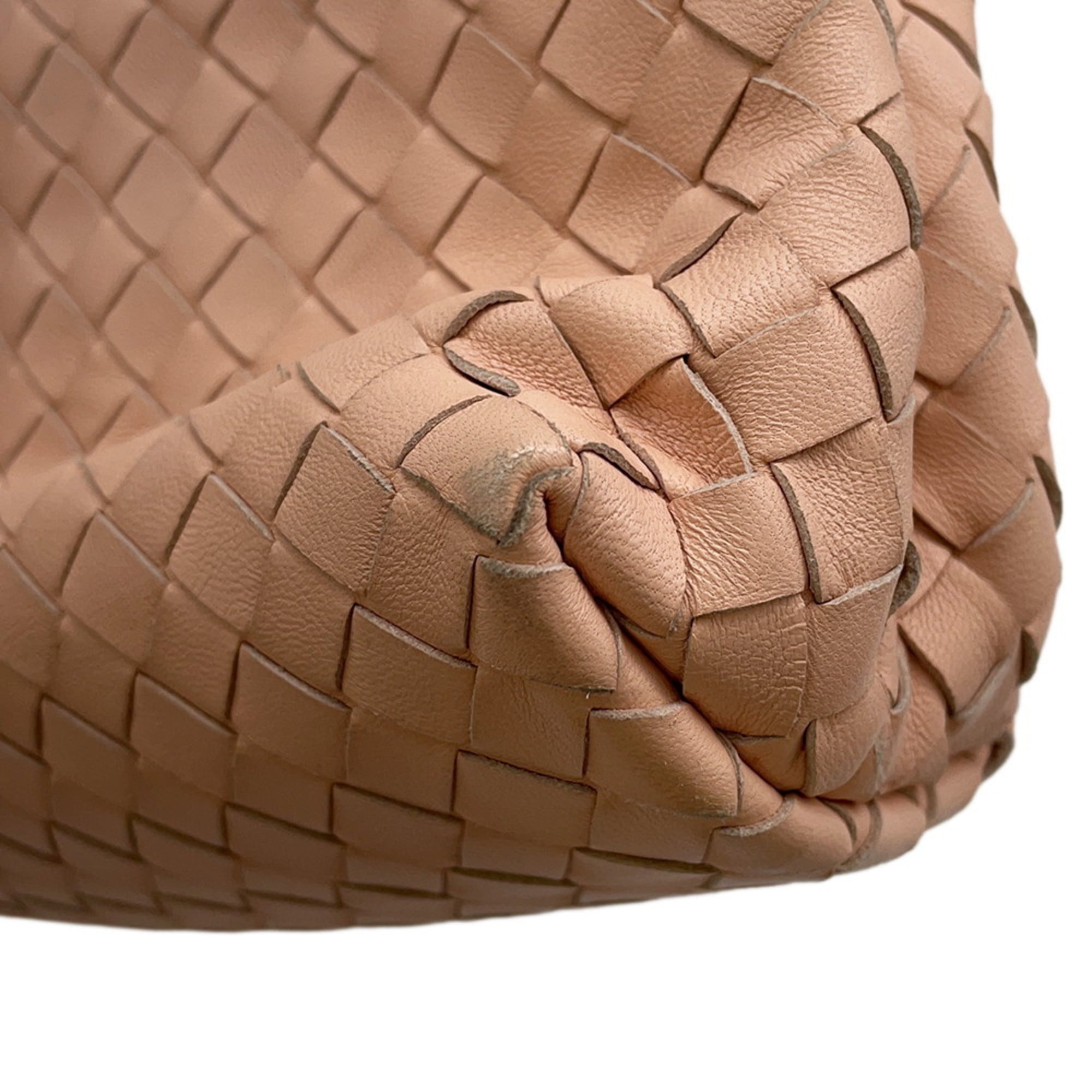 Bottega Veneta Intrecciato Pink Intrecciato Handbag (Pre-Owned)